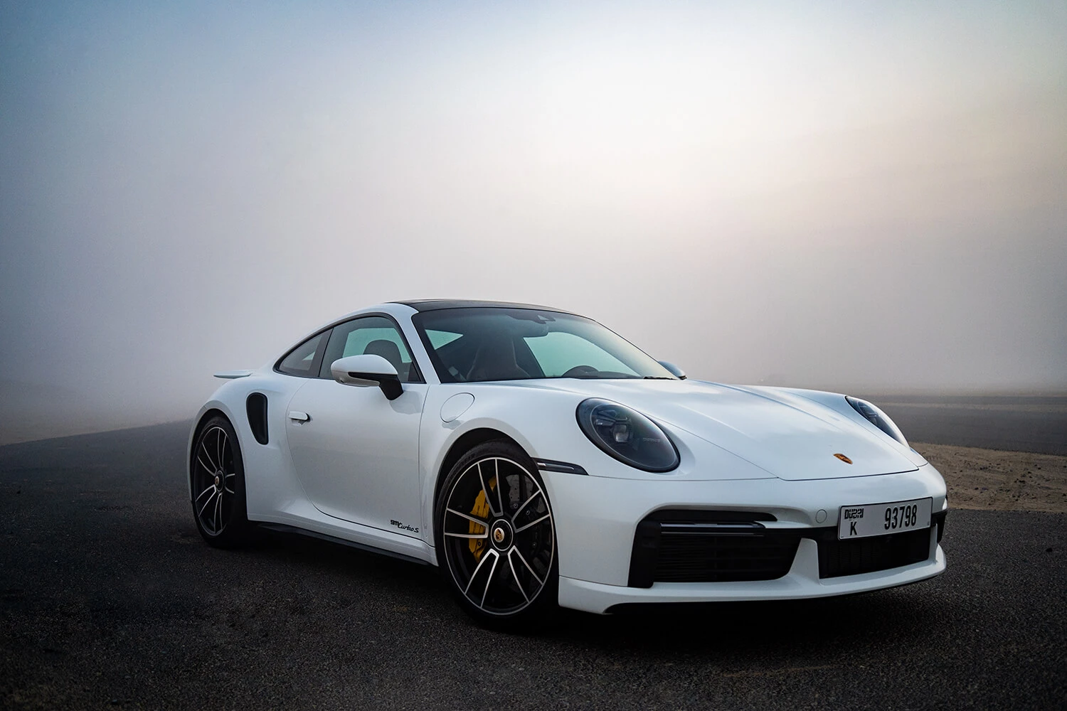 Porsche 911 Turbo S White