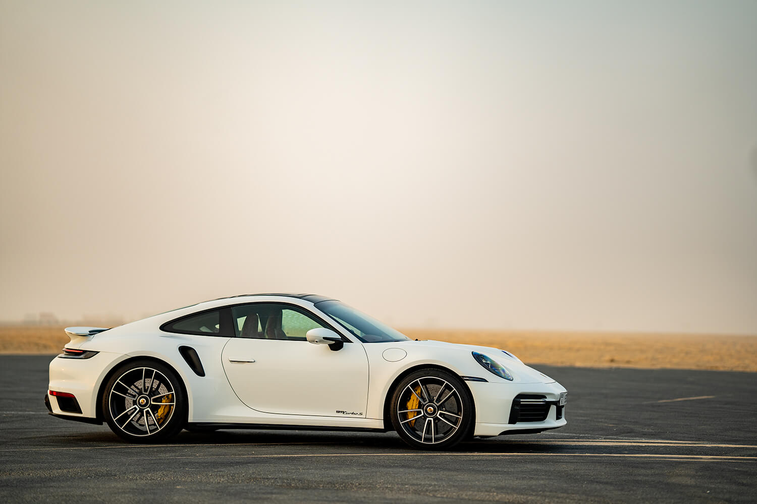 Porsche 911 Turbo S White