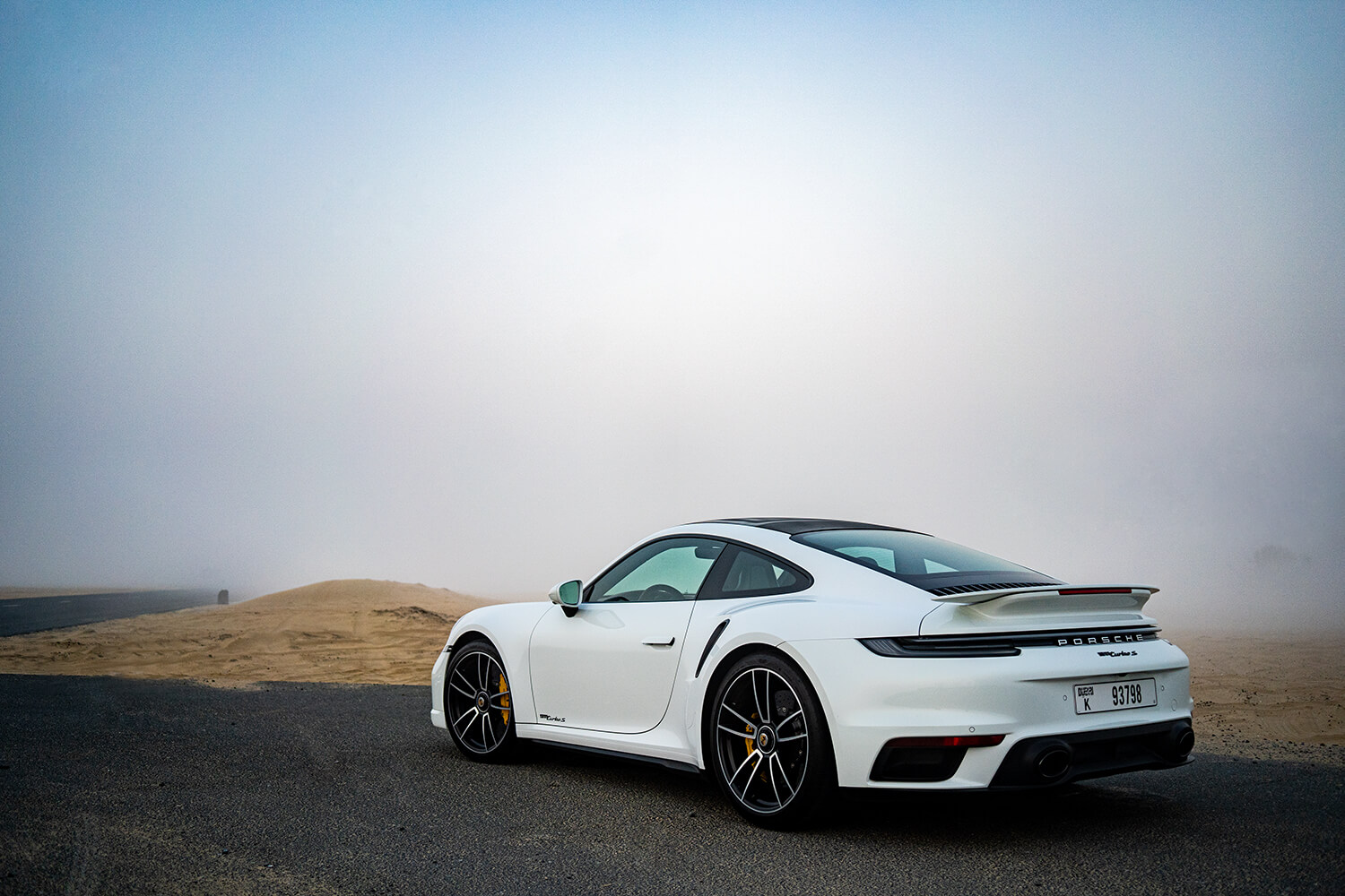 Porsche 911 Turbo S White