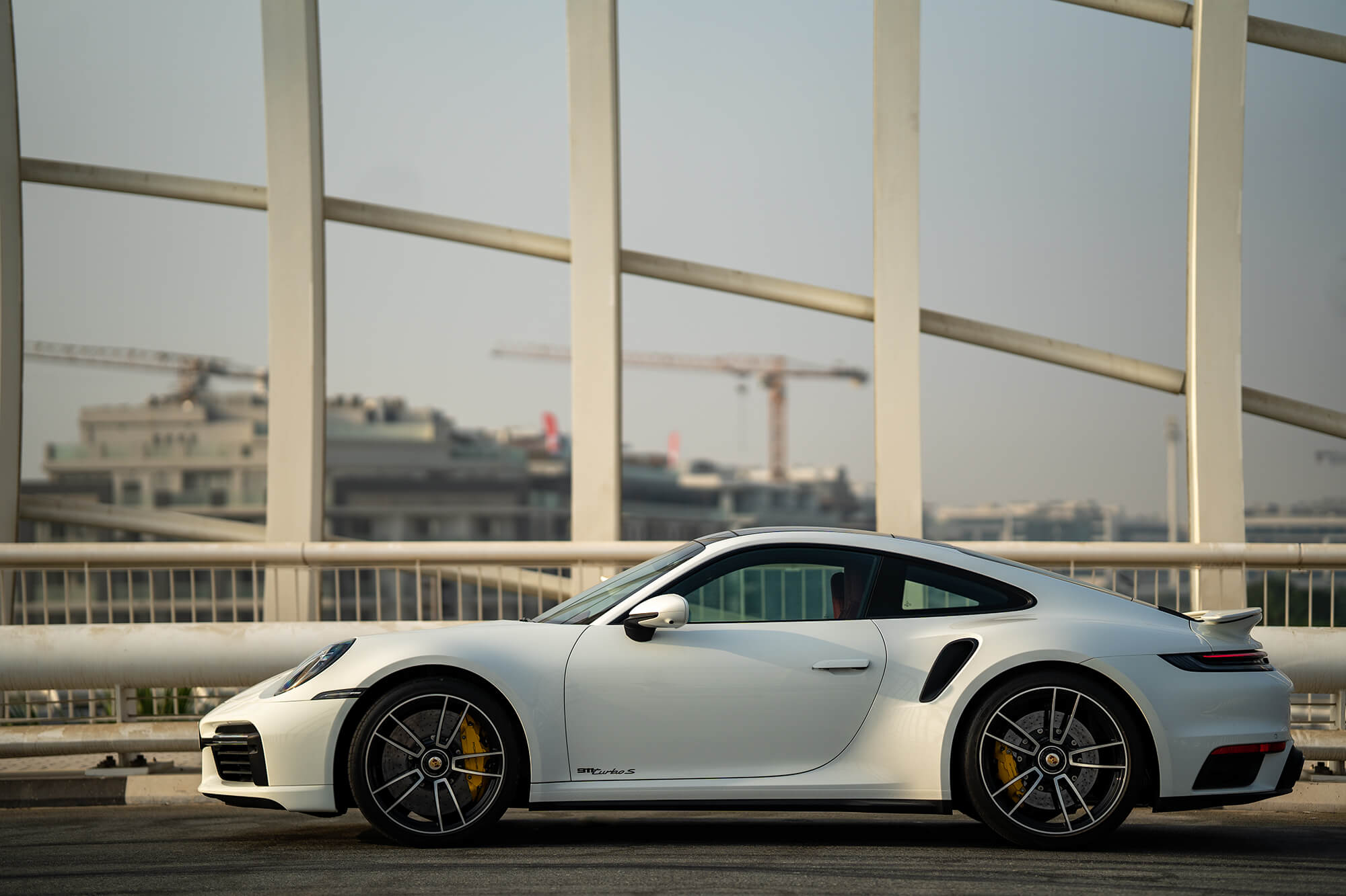 Porsche 911 Turbo S White