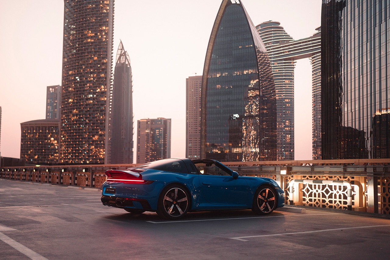 Porsche 911 Targa 4S Blue