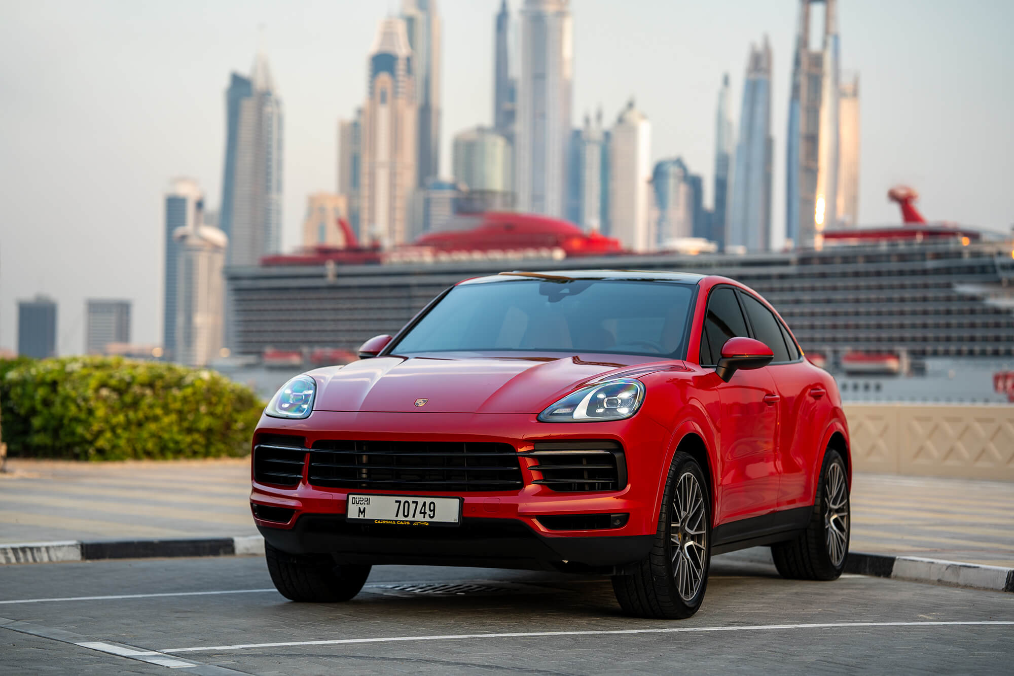 Porsche Cayenne Coupe Red