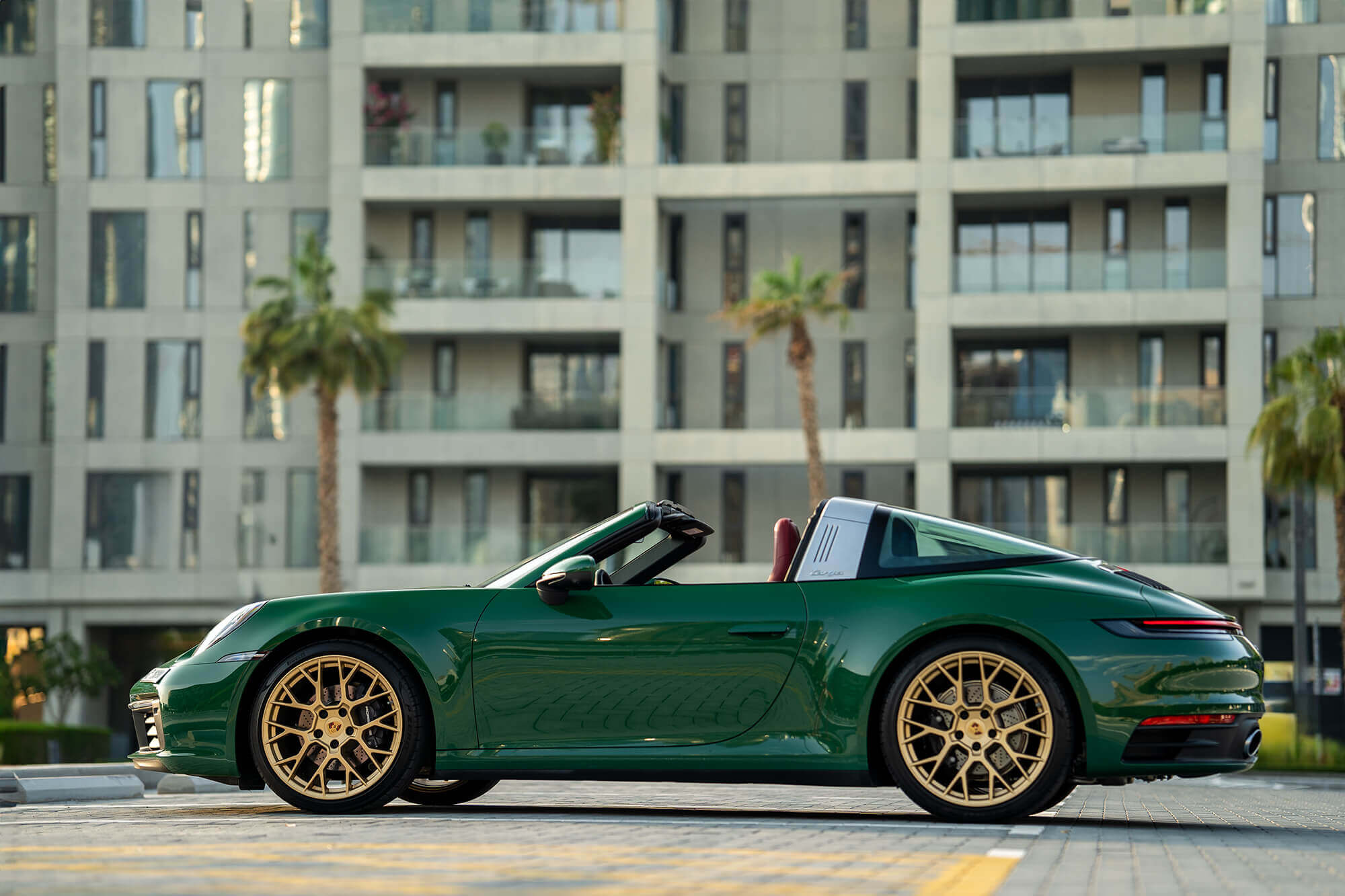 Porsche 911 Targa Green