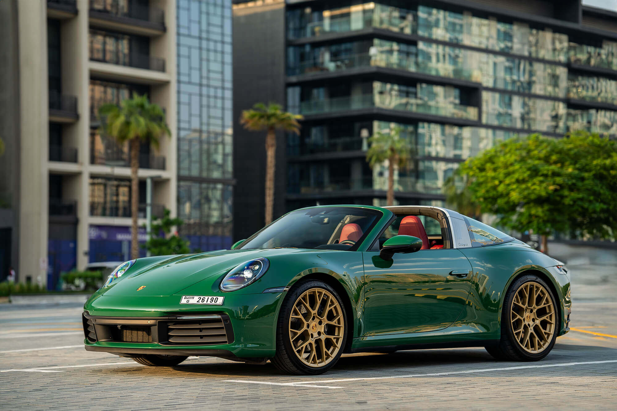 Porsche 911 Targa Green