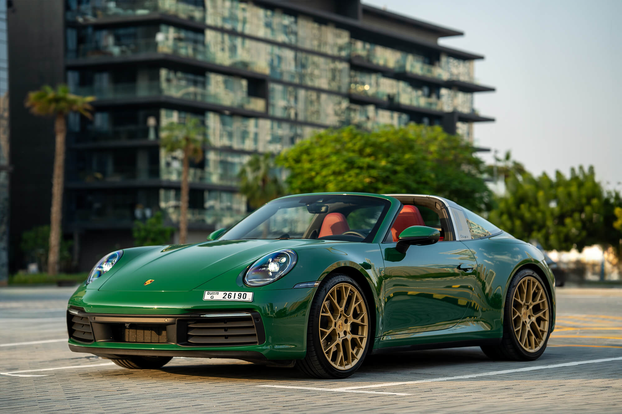 Porsche 911 Targa Green