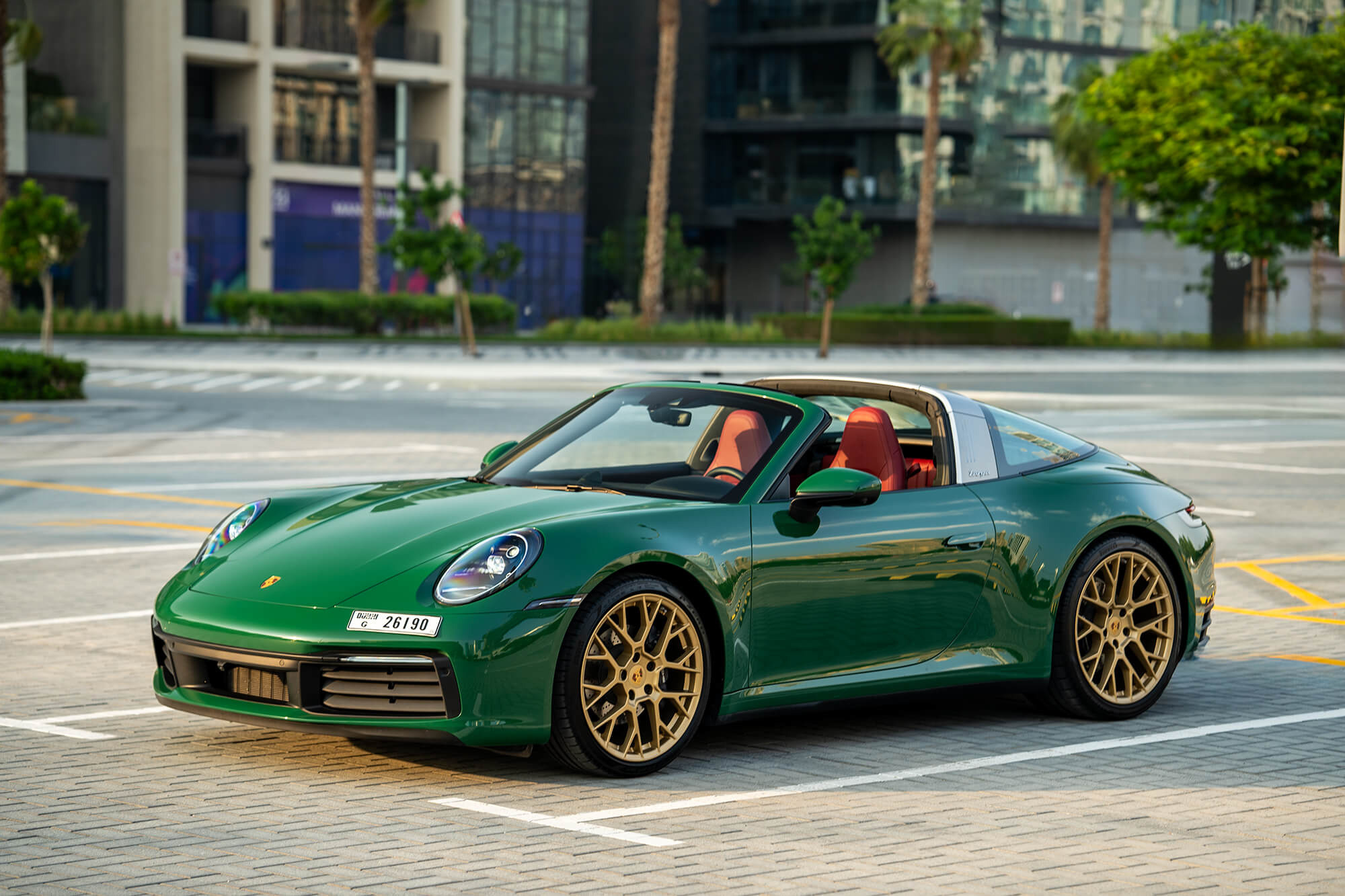 Porsche 911 Targa Green