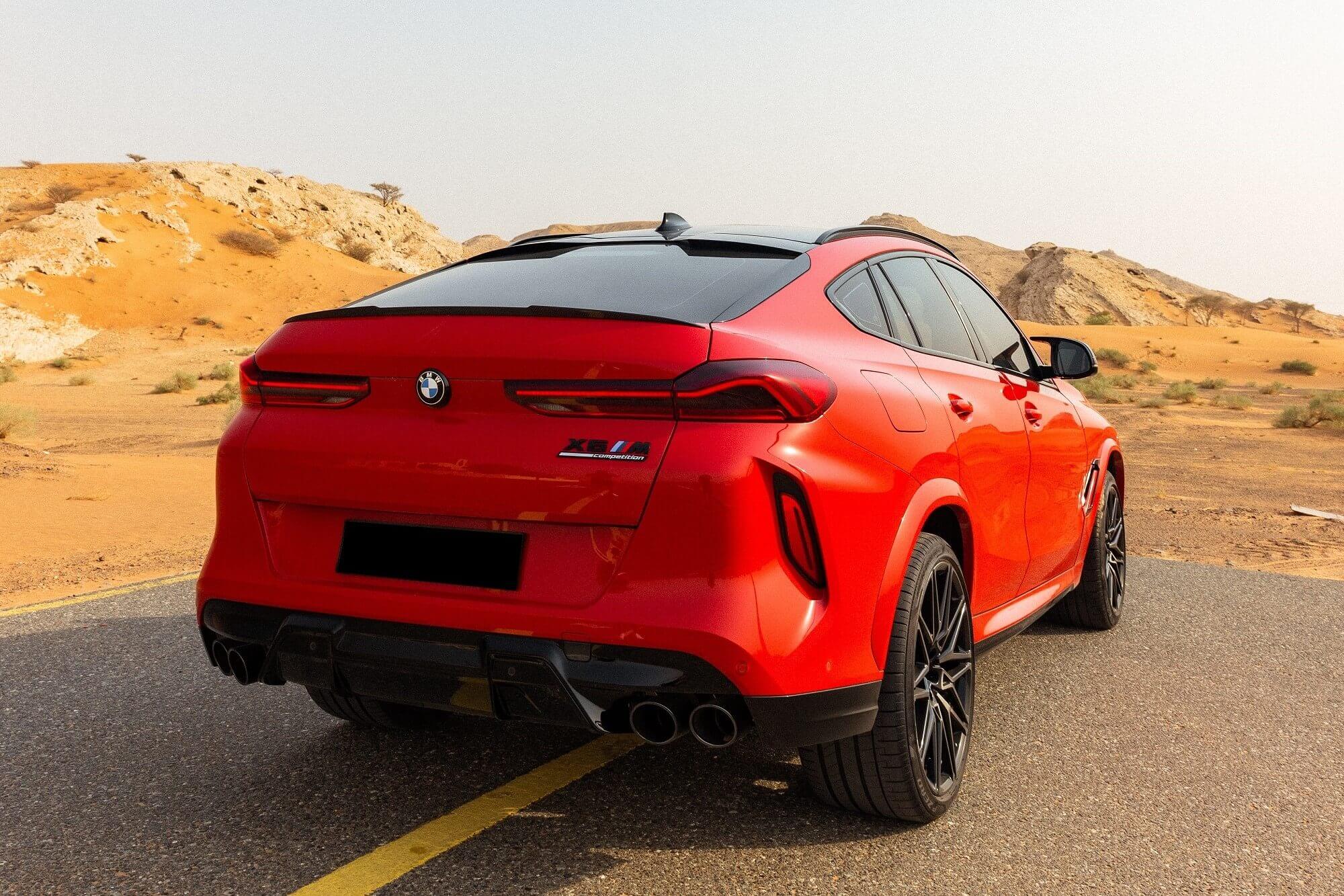 BMW X6M Red