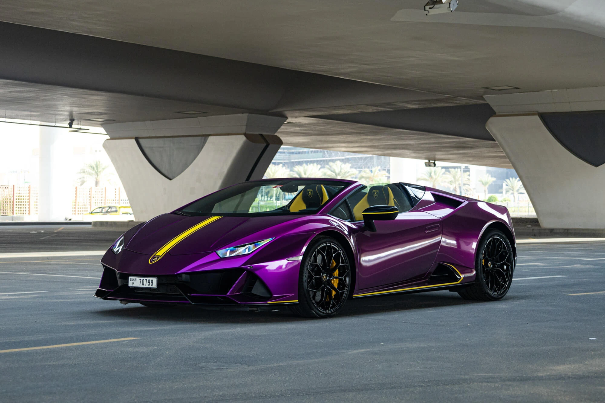 Lamborghini Huracan Evo Spyder Violet