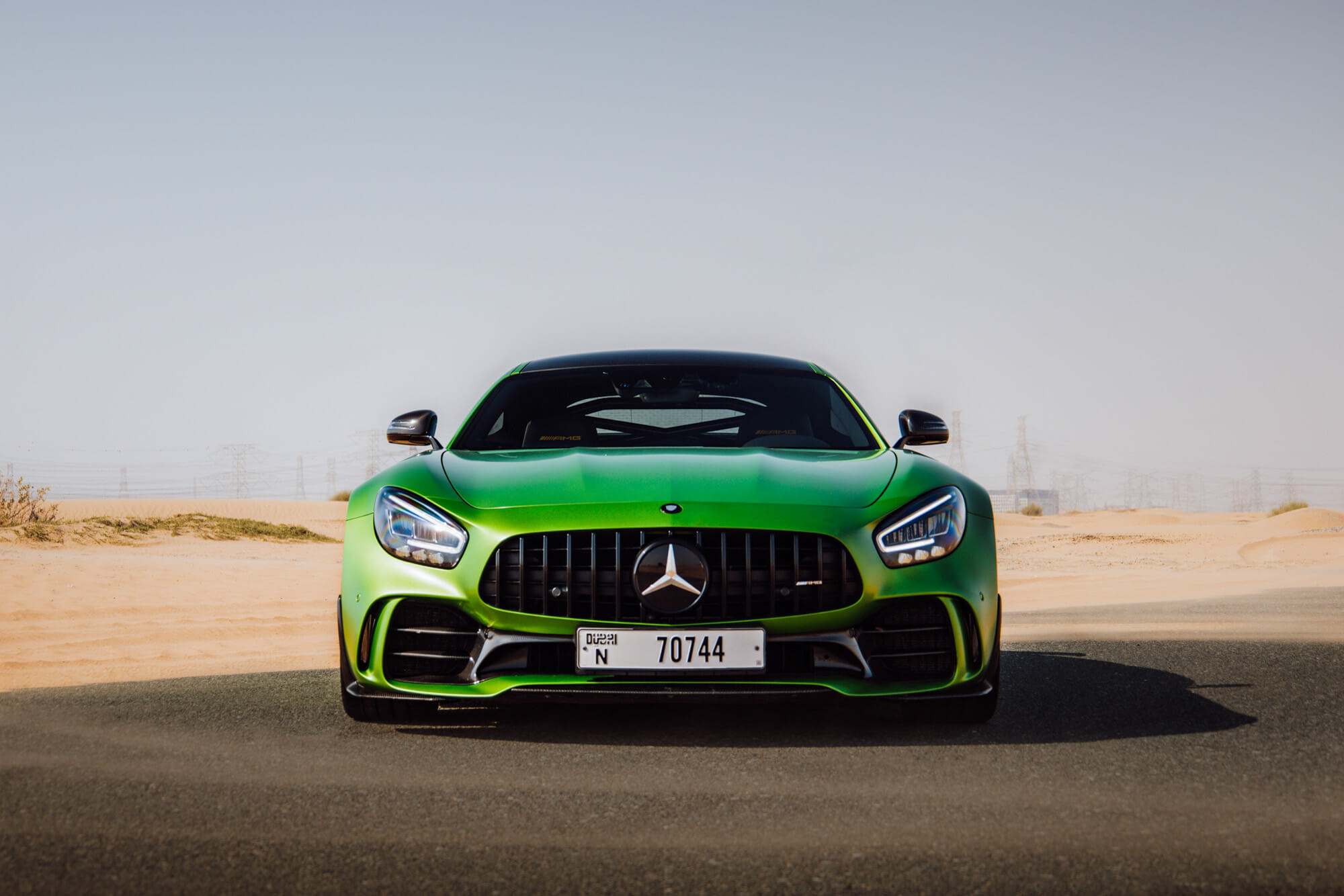 Mercedes Benz AMG GTR Green