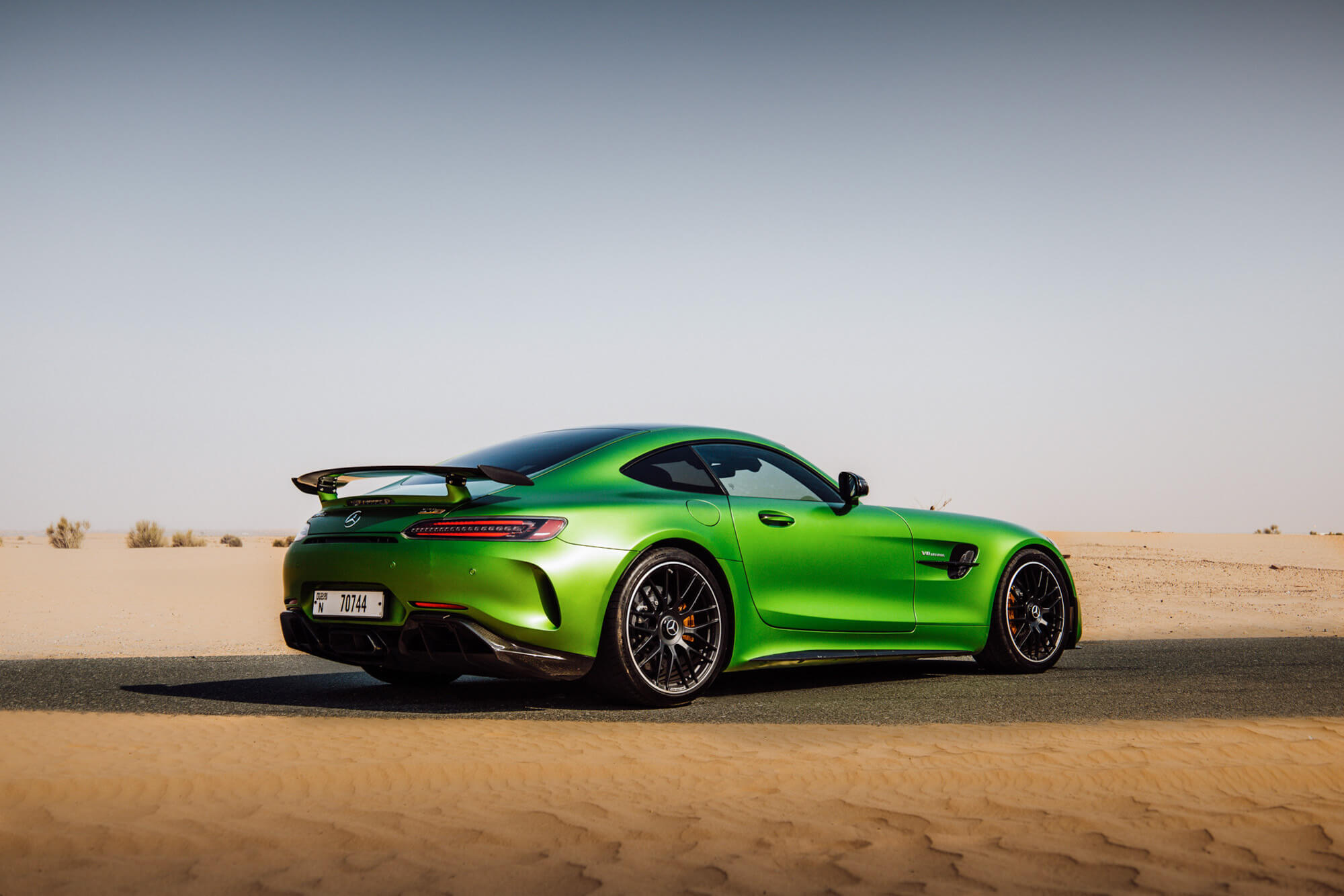 Mercedes Benz AMG GTR Green