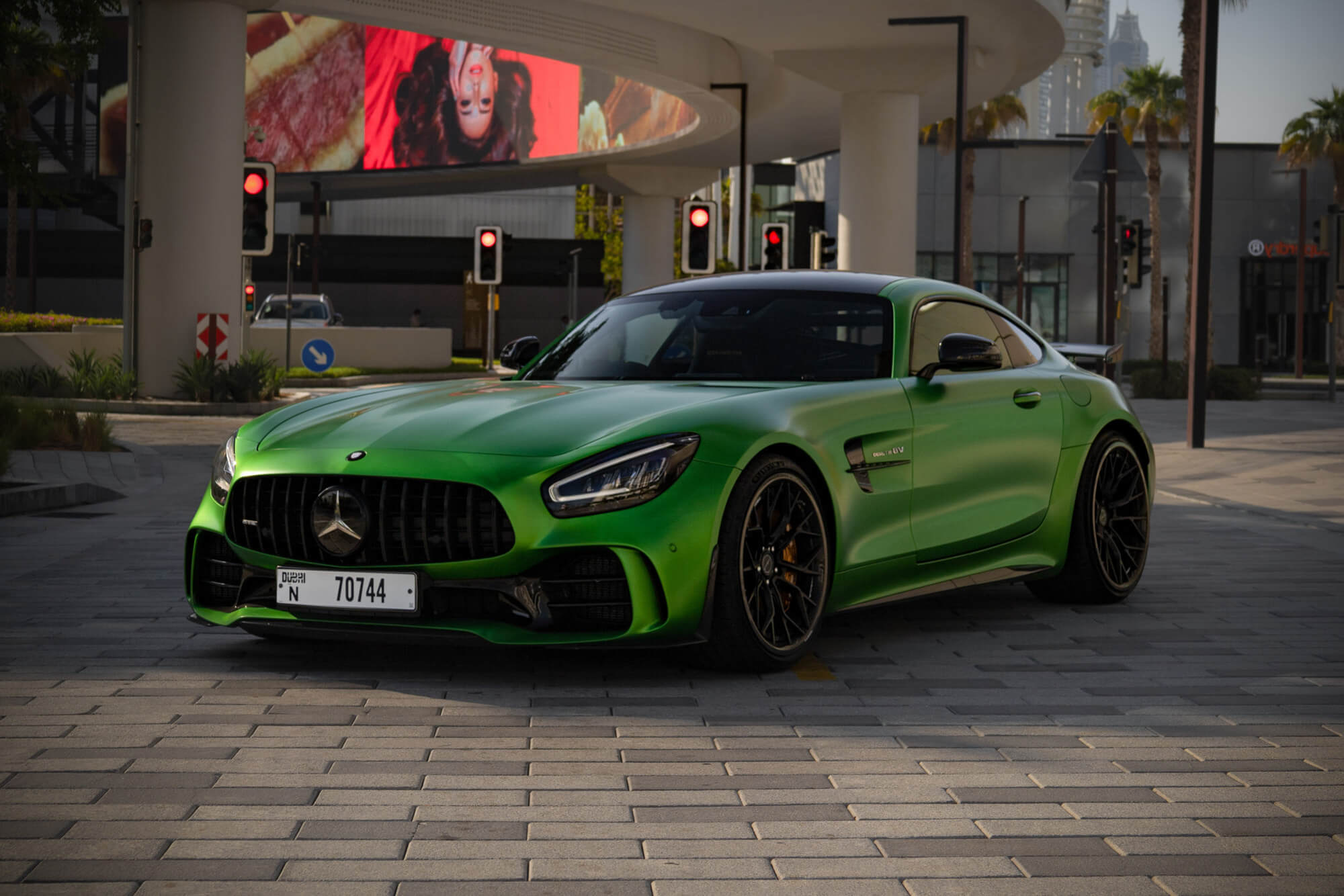 Mercedes Benz AMG GTR Green