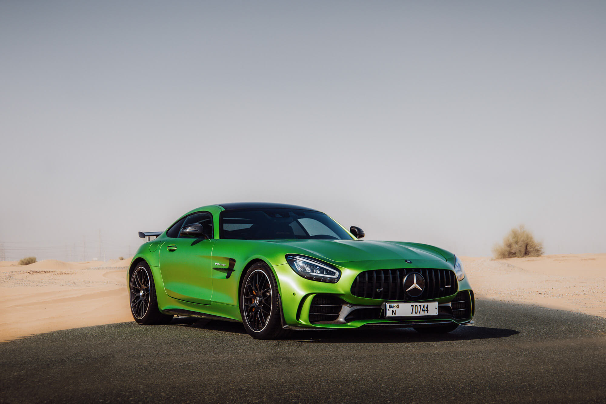 Mercedes Benz AMG GTR Green