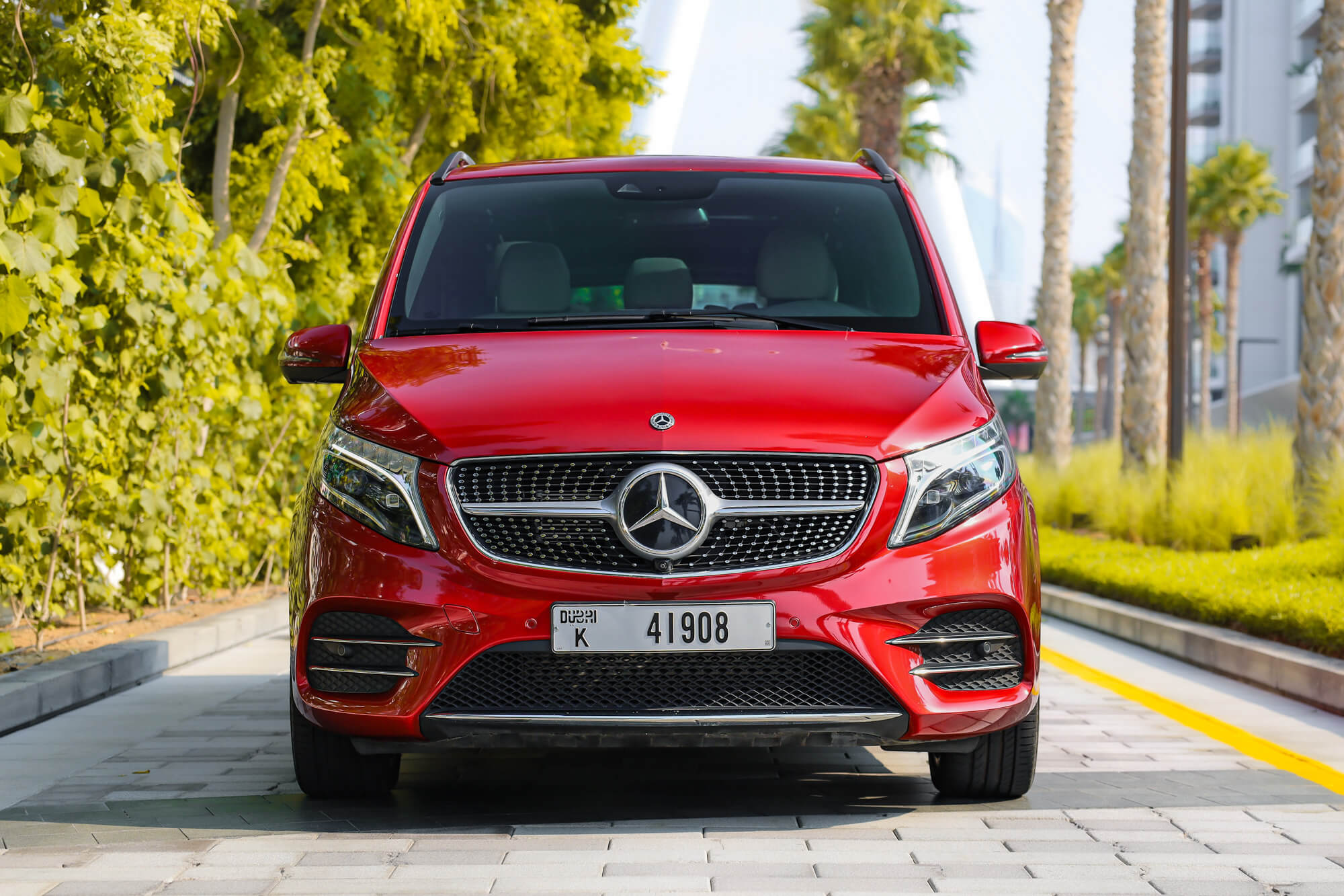 Mercedes Benz V250 Red