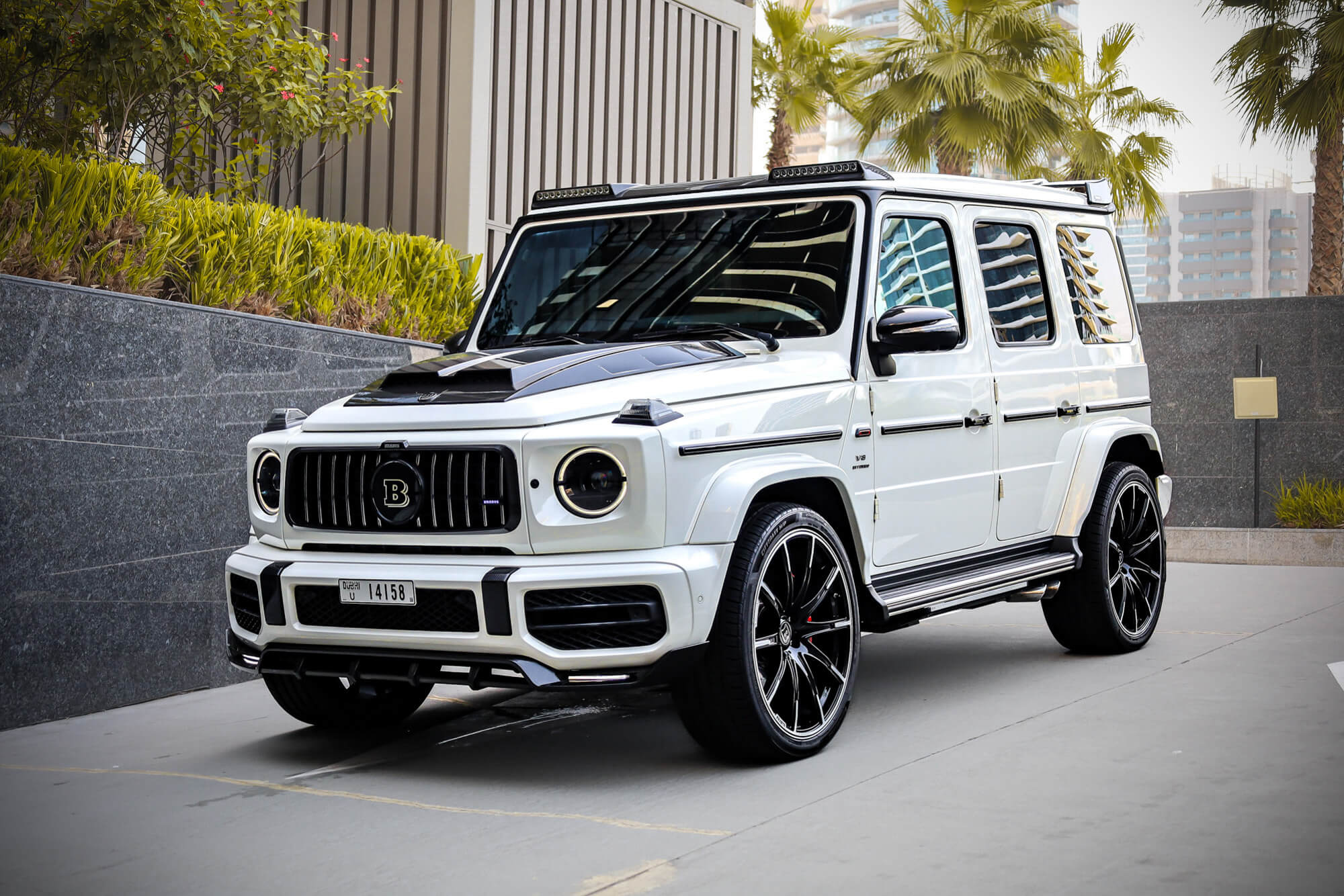 Mercedes Benz G63 Brabus 700 White