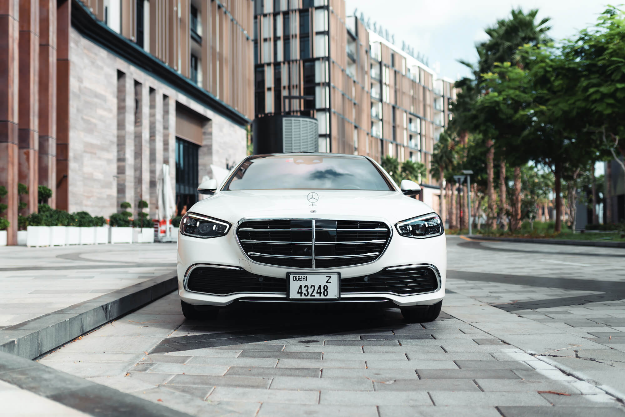 Mercedes S500 White