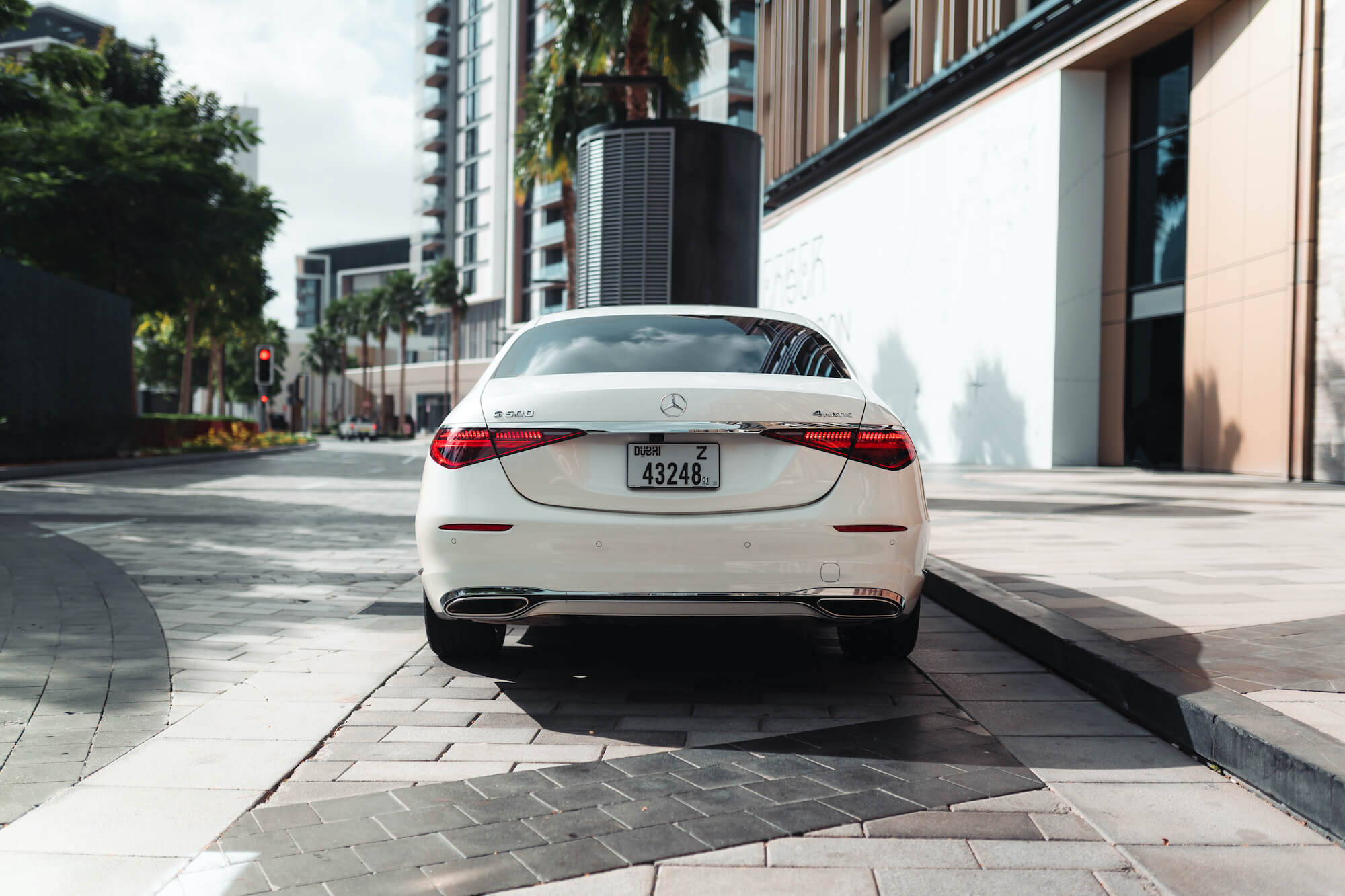 Mercedes S500 White