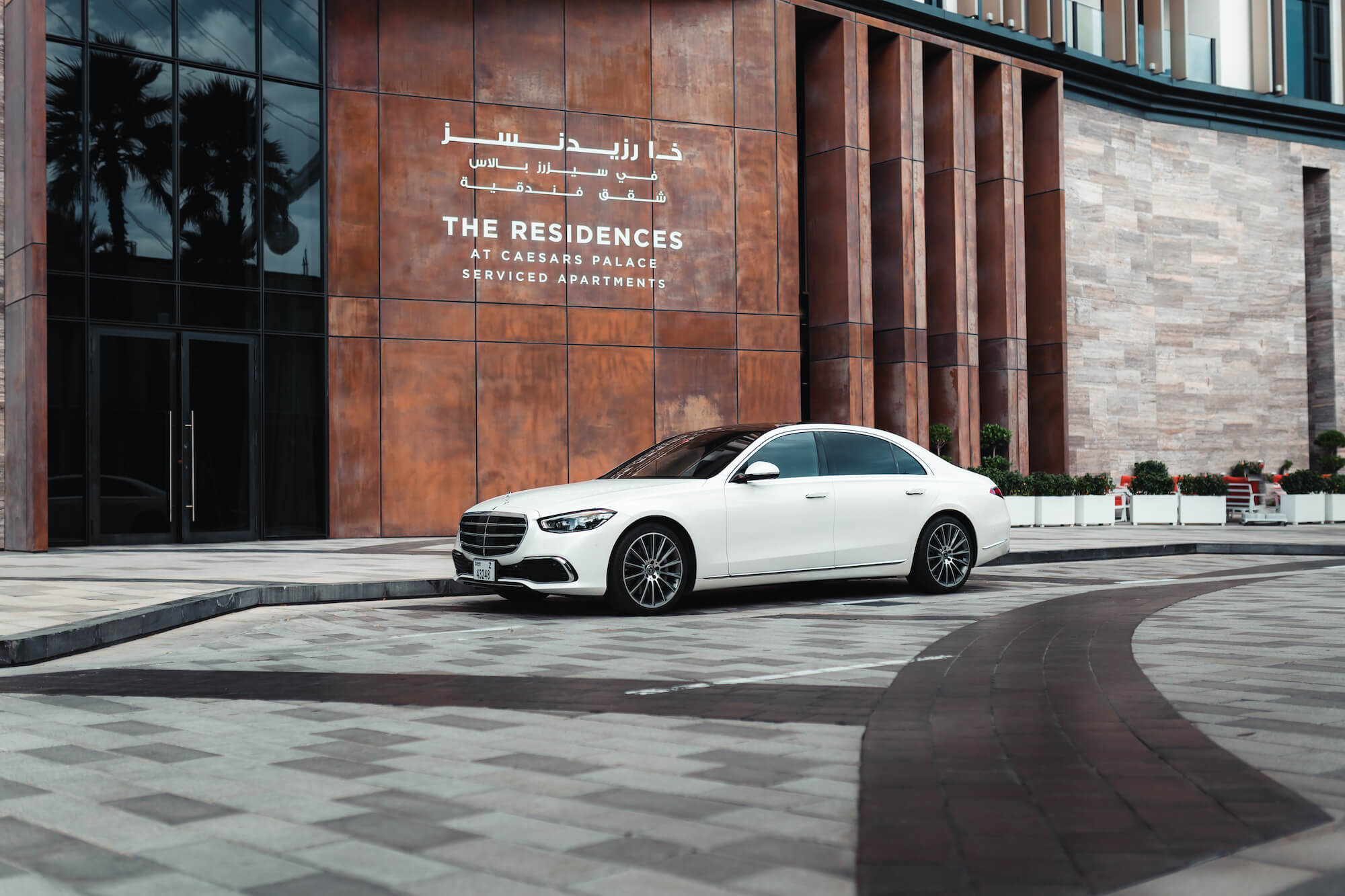 Mercedes S500 White