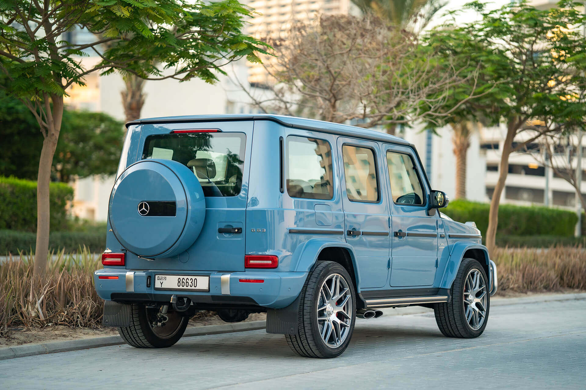 Mercedes G63 AMG Blue