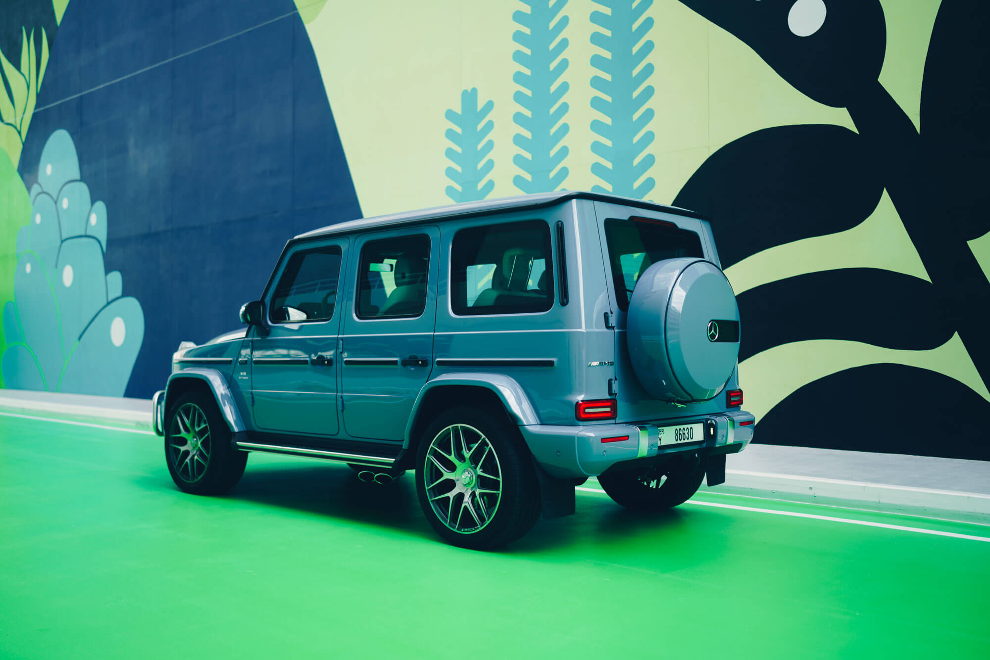 Mercedes G63 AMG Blue