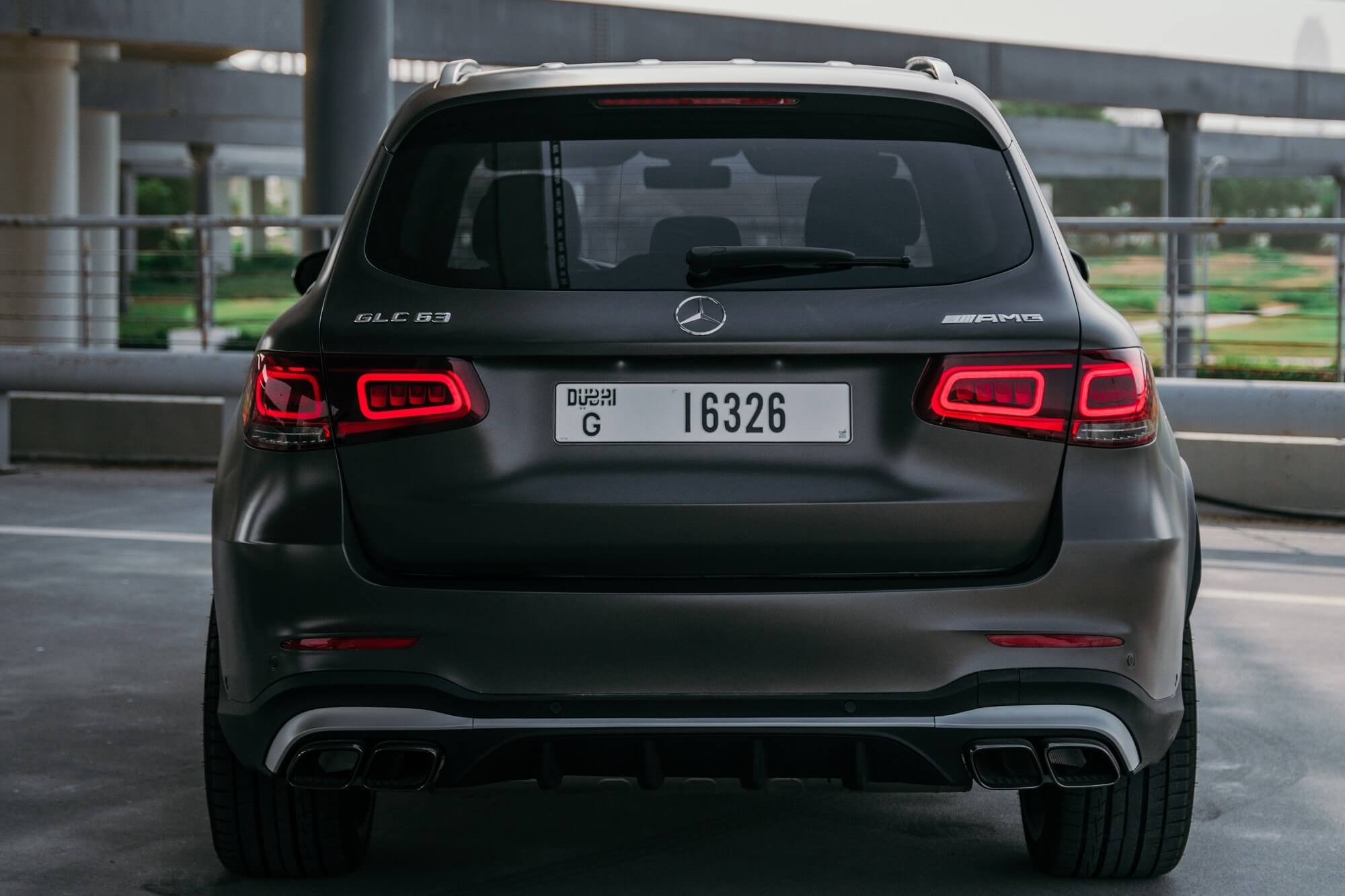 Mercedes Benz GLC Black matt