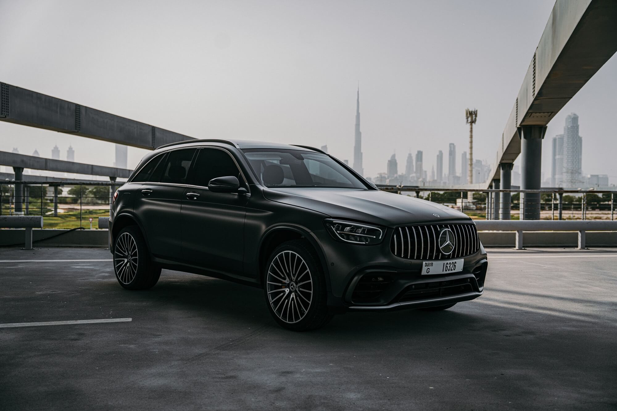 Mercedes Benz GLC Black matt