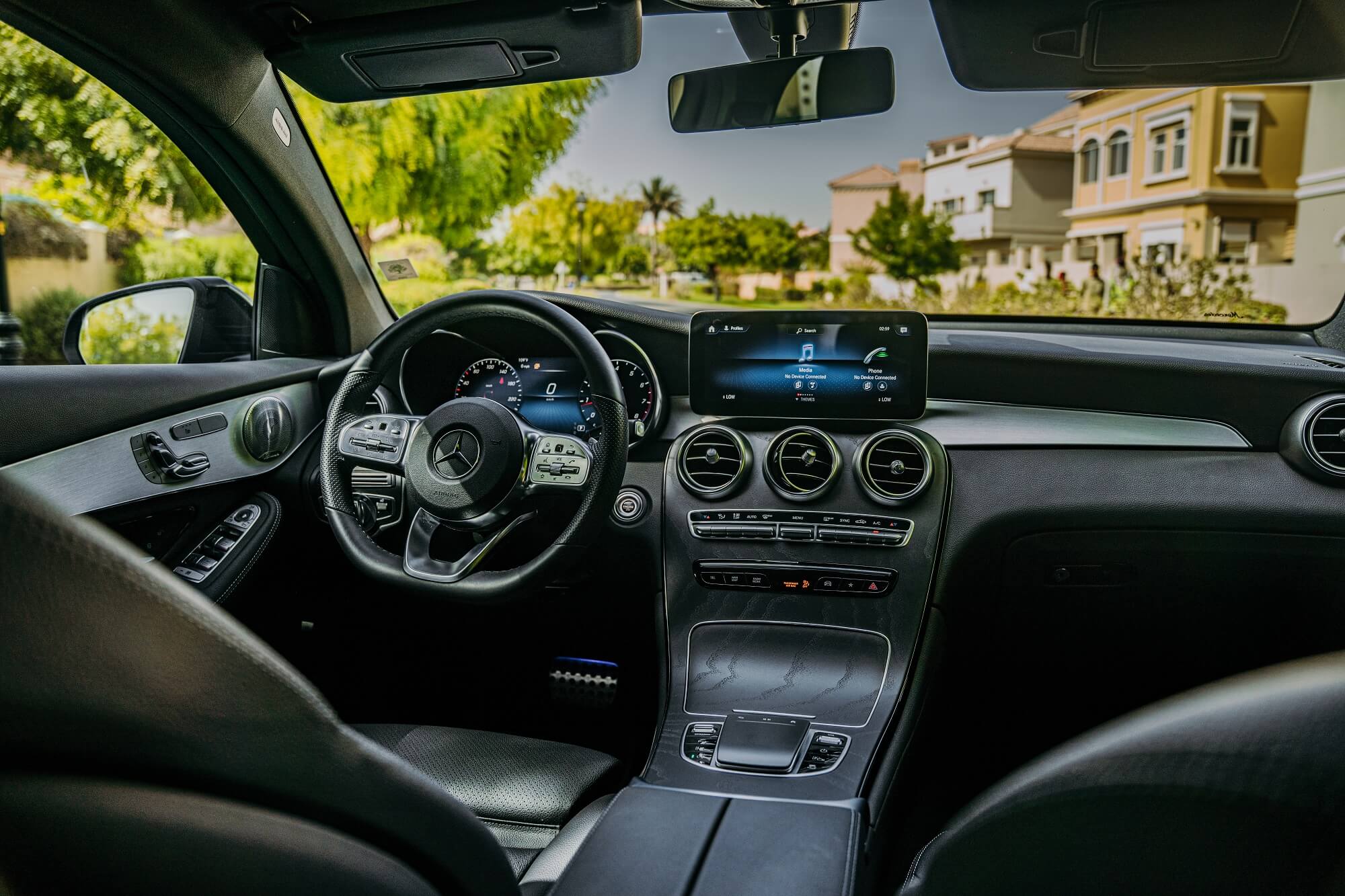 Mercedes Benz GLC Coupe Black