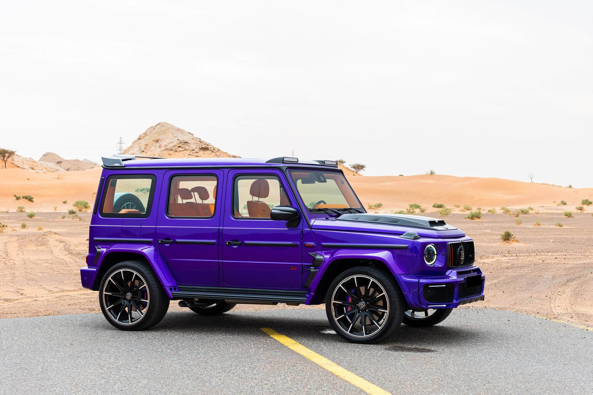 Mercedes Brabus G700 Purple