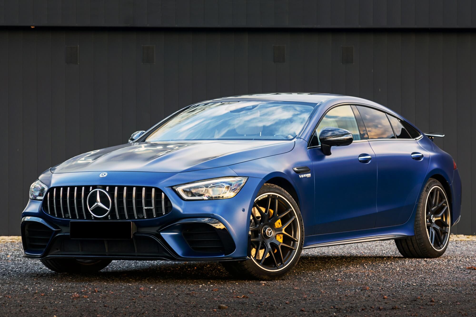 Mercedes Benz gt 63s Blue matte