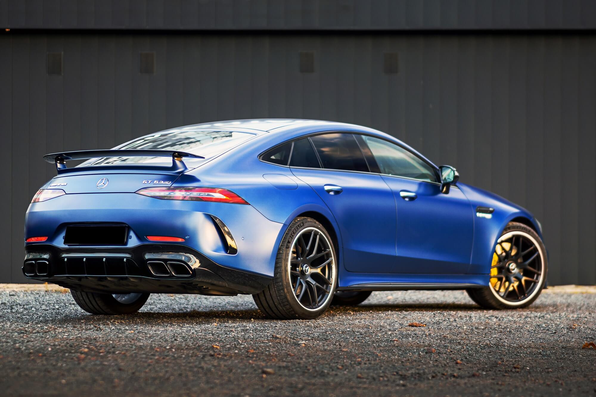 Mercedes Benz gt 63s Blue matte