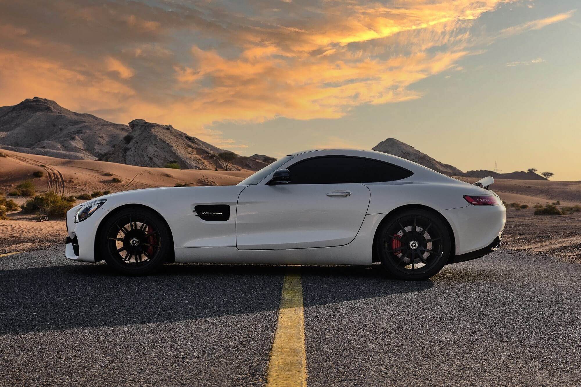 Mercedes AMG GTS White