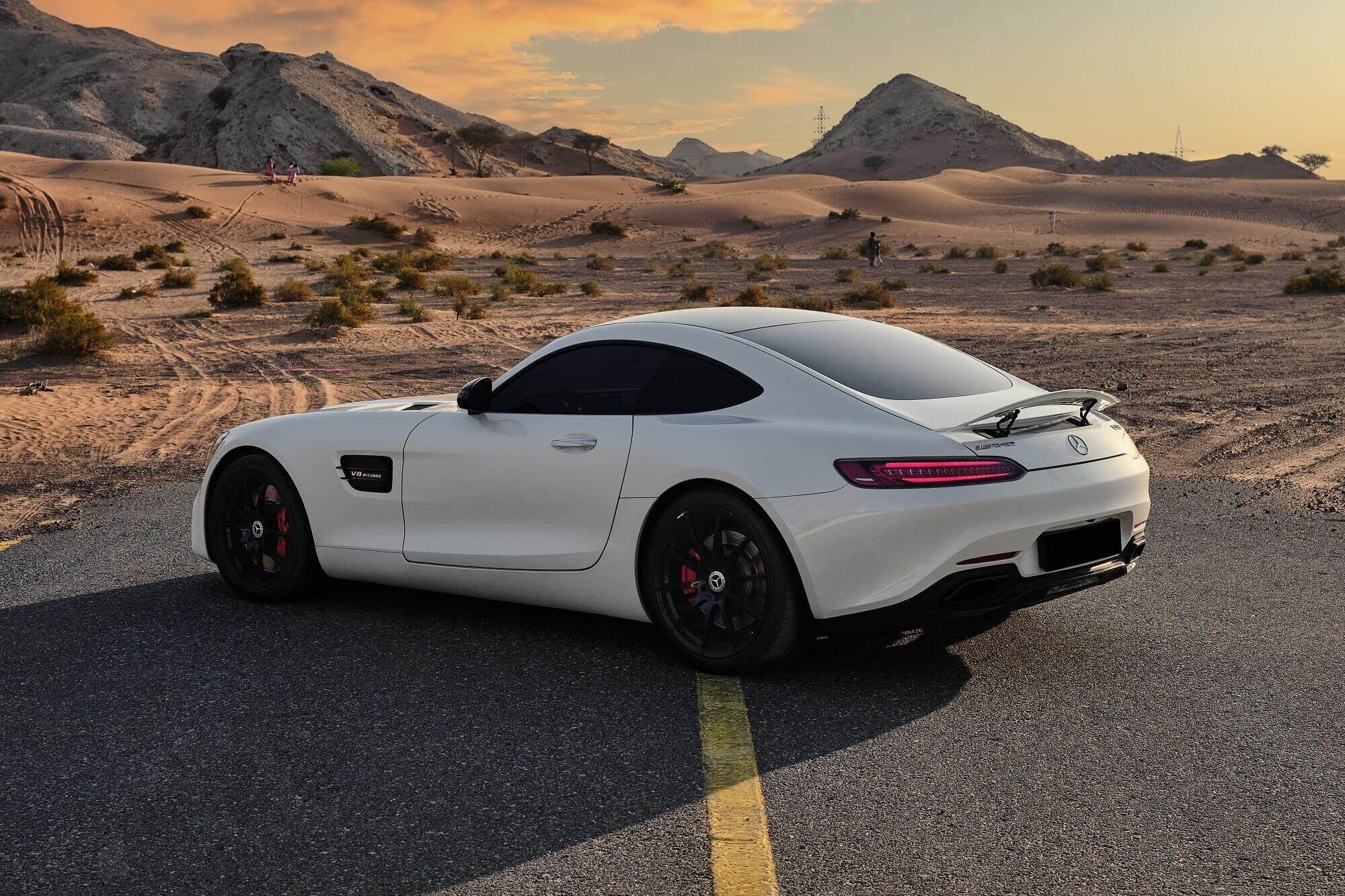 Mercedes AMG GTS White