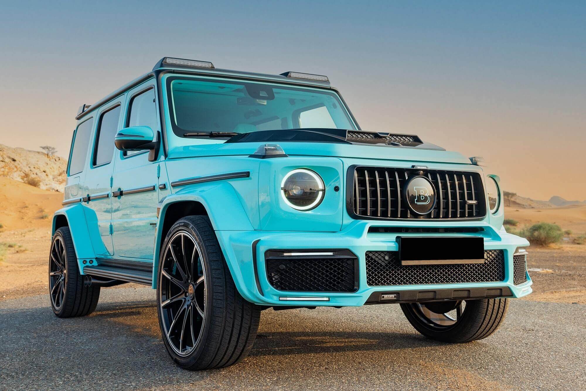 Mercedes Brabus G700 Tiffany Blue