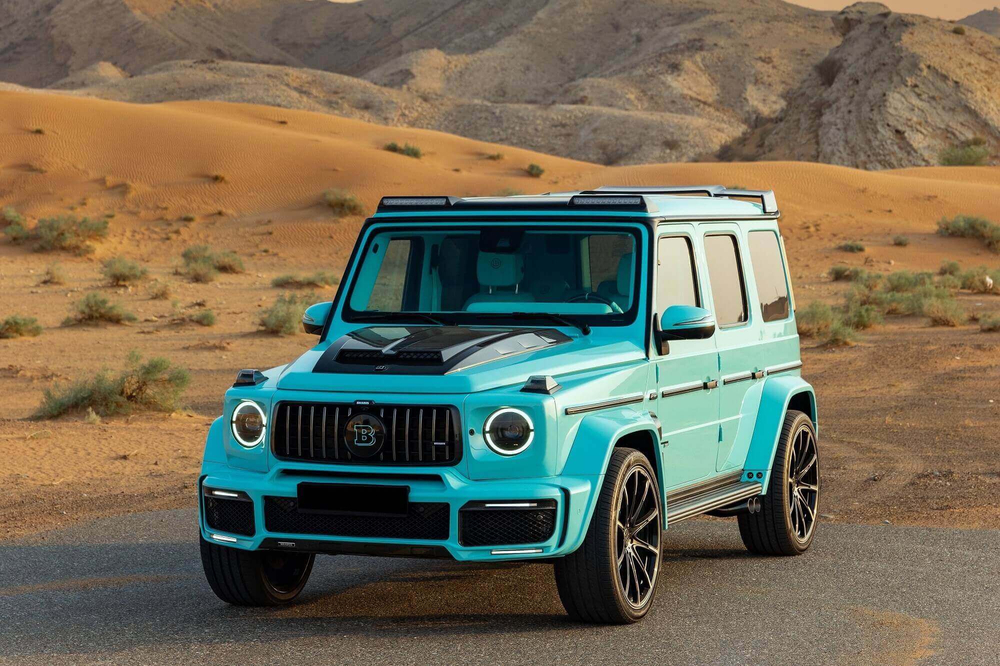 Mercedes Brabus G700 Tiffany Blue