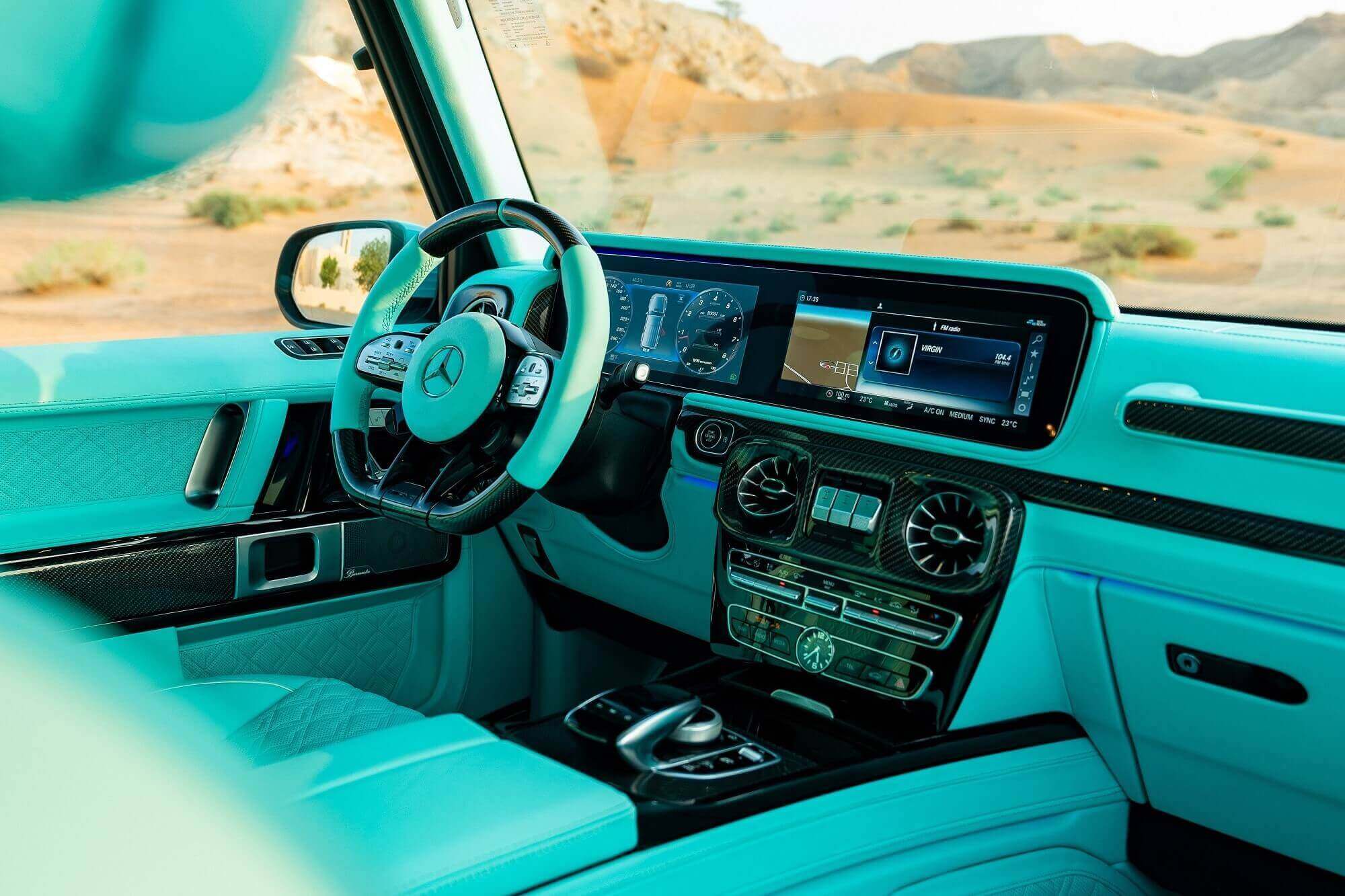 Mercedes Brabus G700 Tiffany Blue