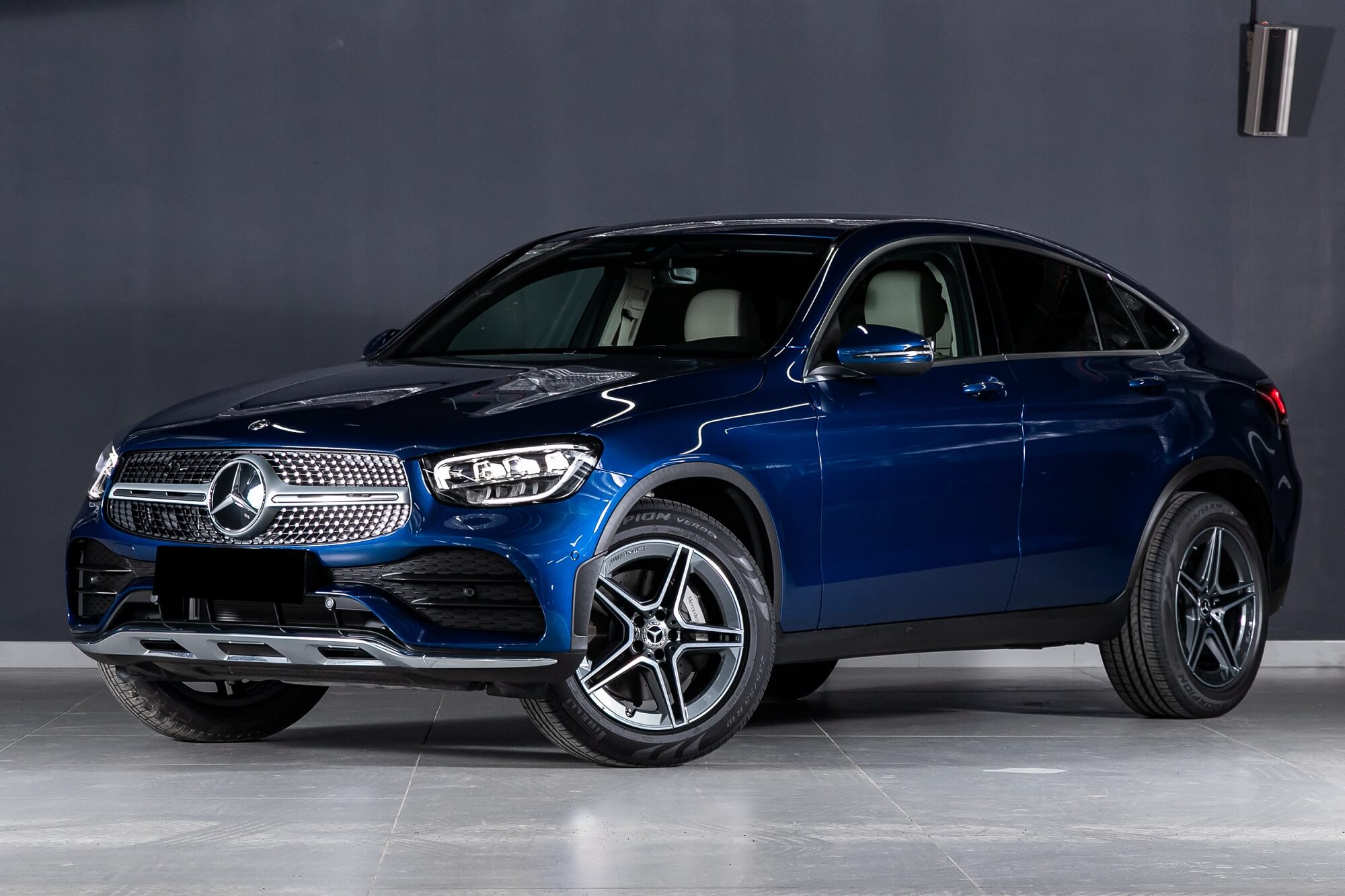 Mercedes Benz GLC coupe Blue