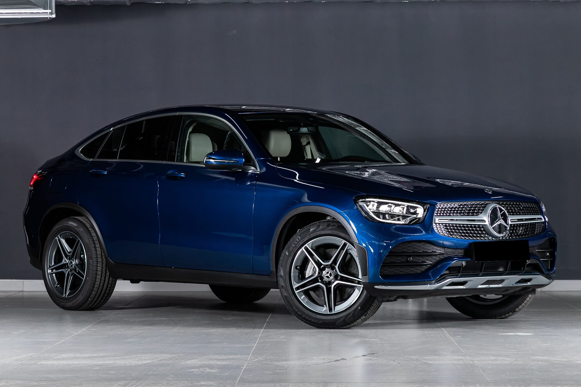 Mercedes Benz GLC coupe Blue