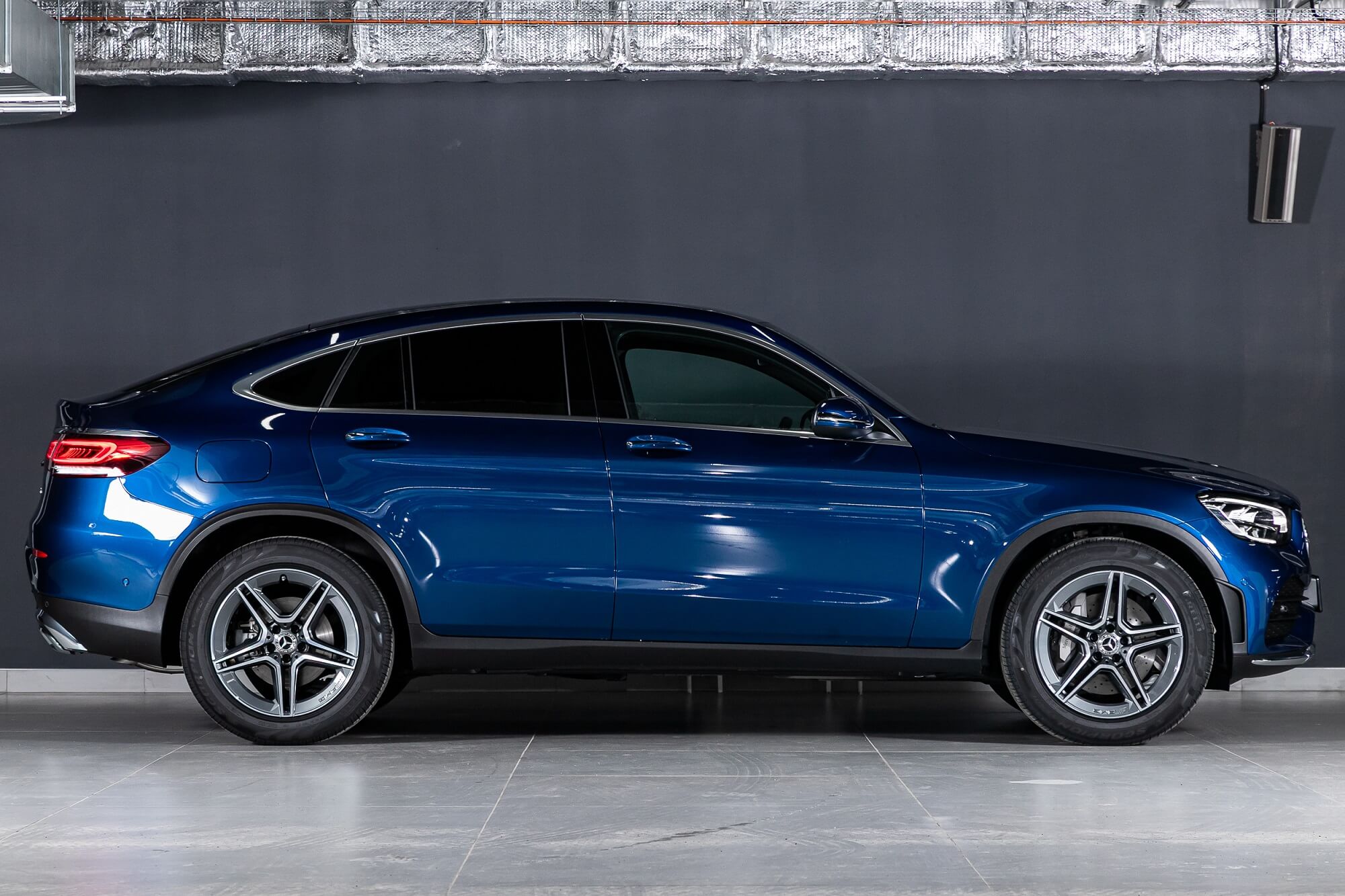 Mercedes Benz GLC coupe Blue