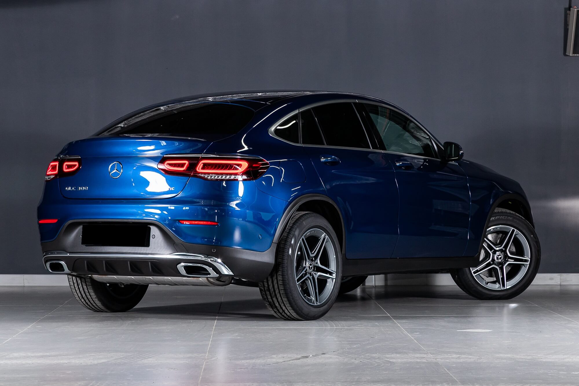 Mercedes Benz GLC coupe Blue