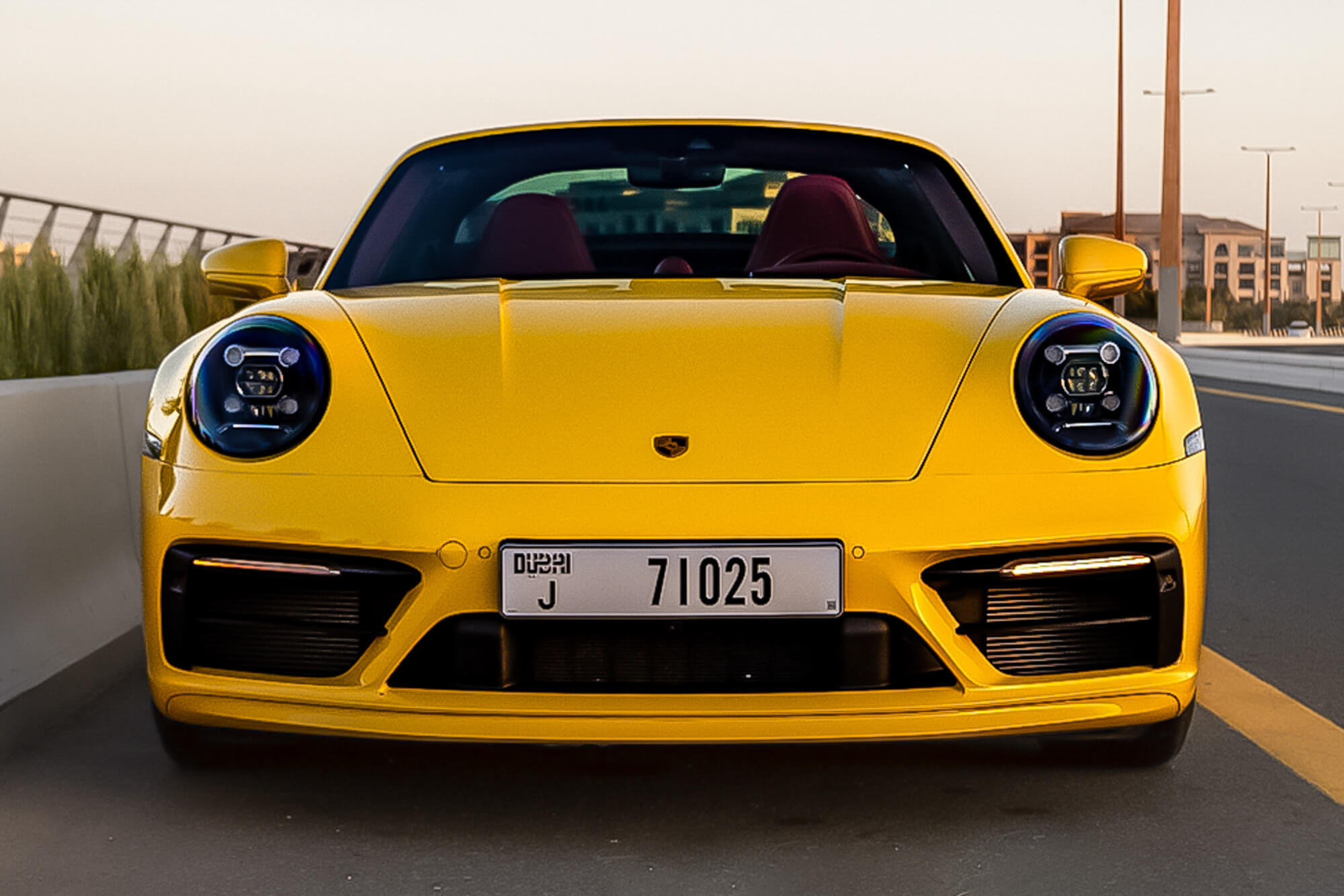 Porsche 911 Targa 4 Yellow