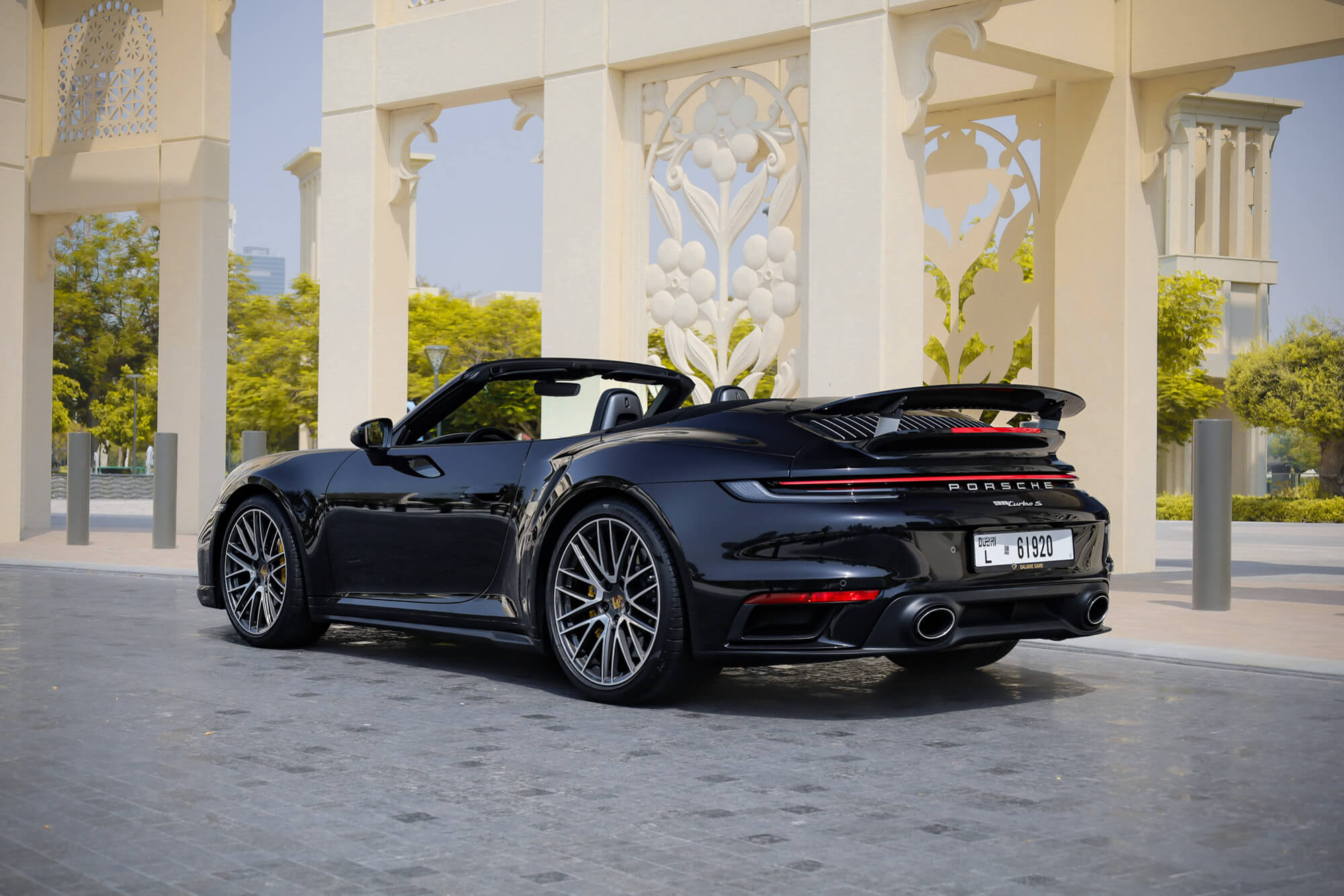 Porsche 911 Turbo S Black