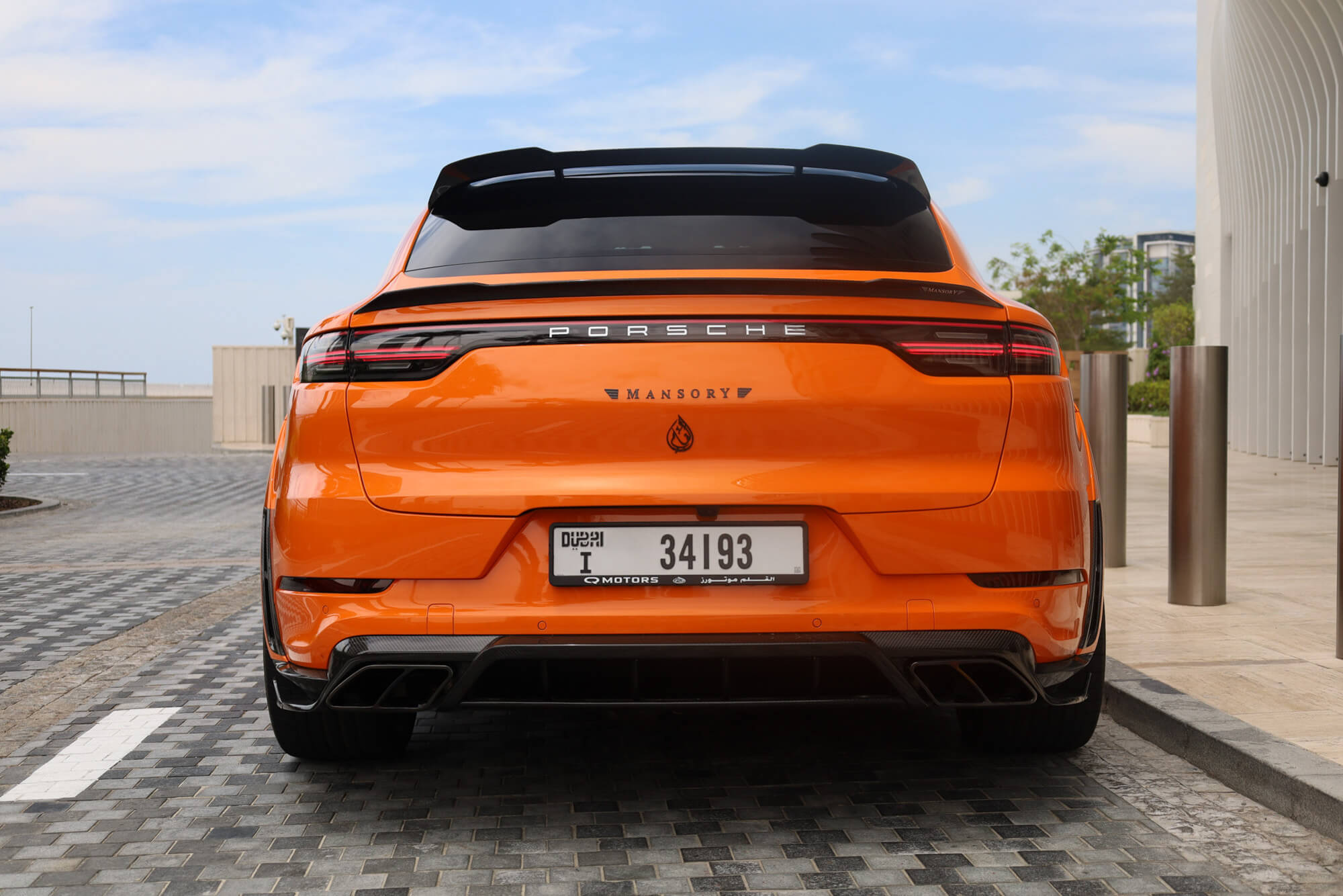 Porsche Cayenne Mansory Orange