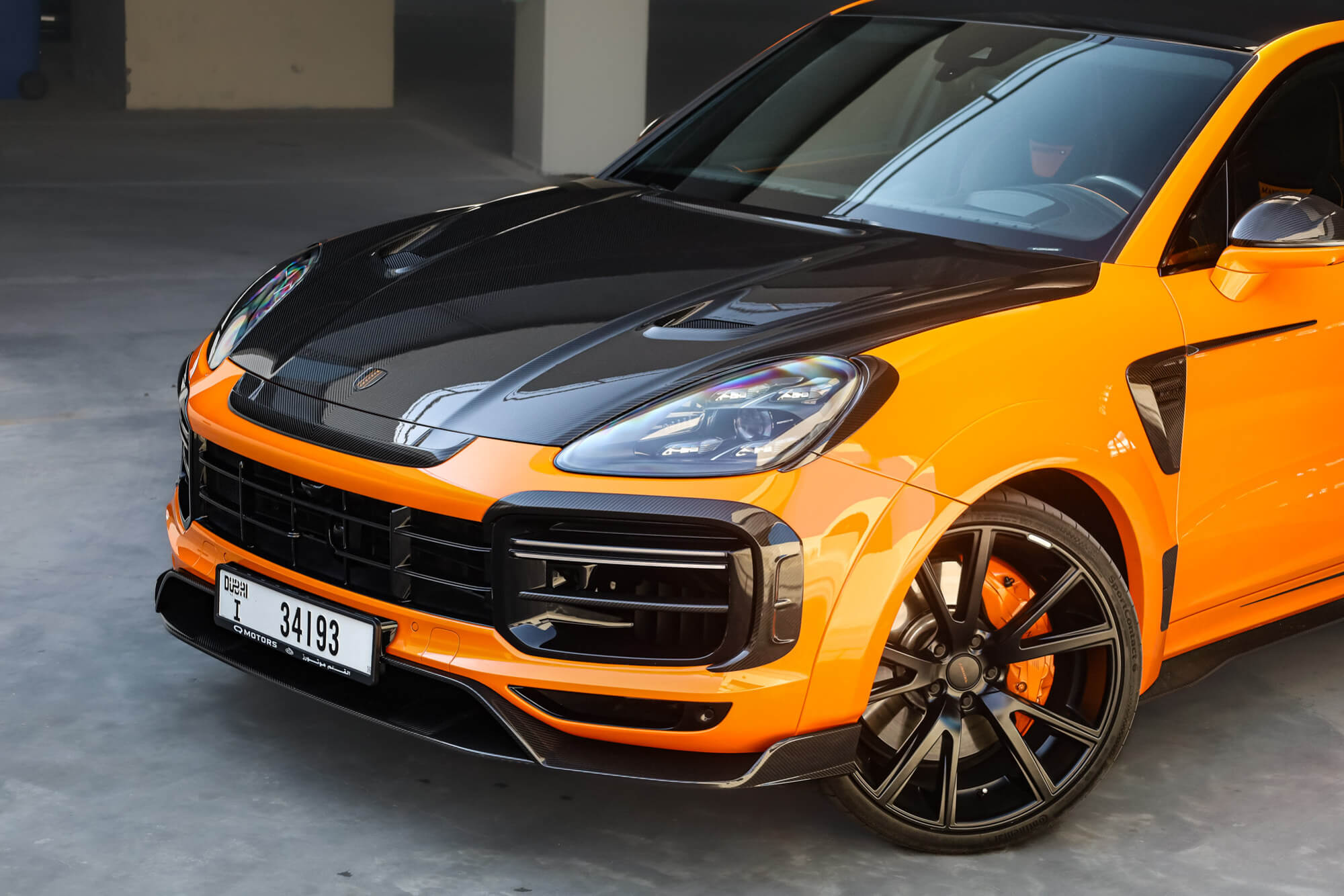 Porsche Cayenne Mansory Orange