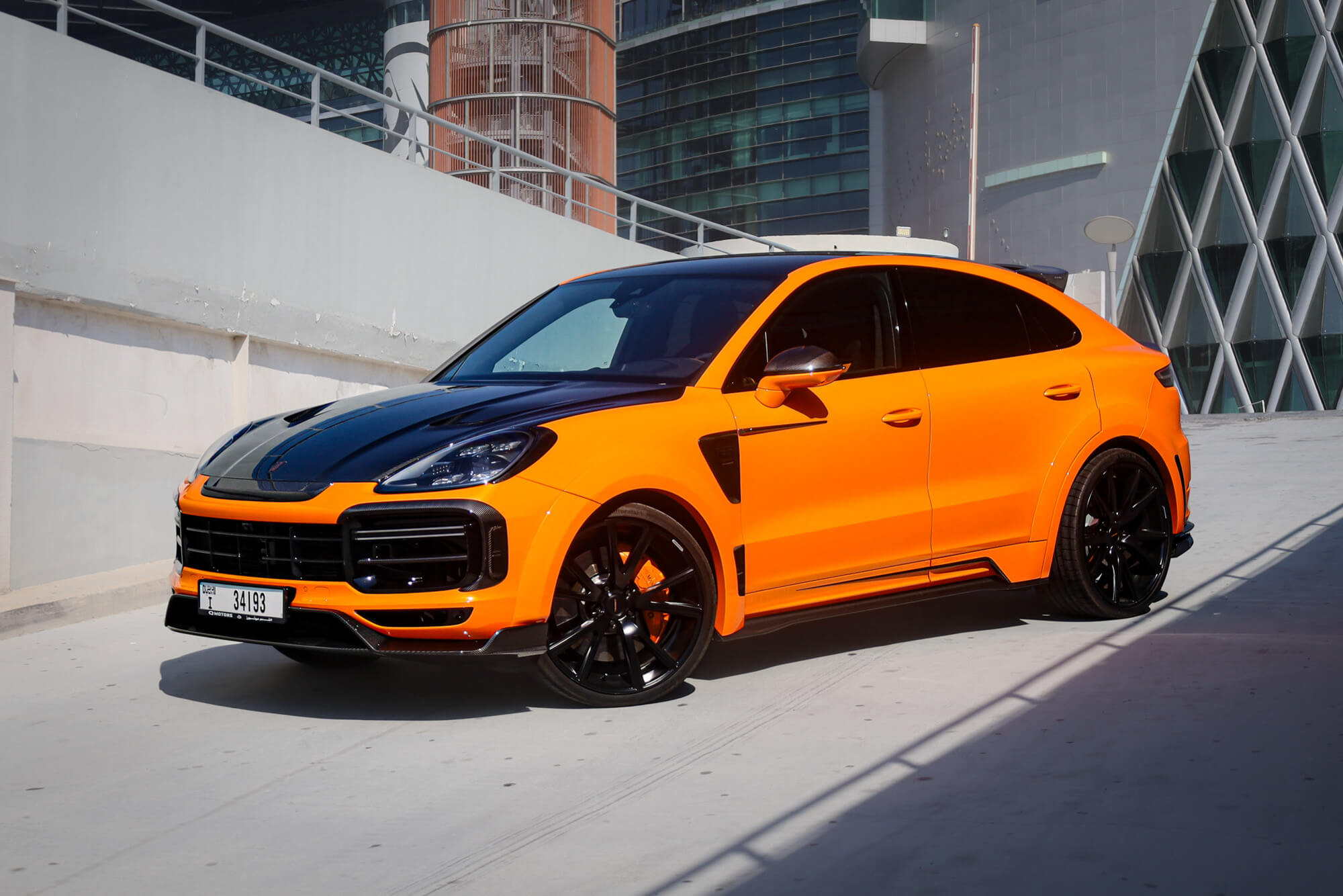 Porsche Cayenne Mansory Orange