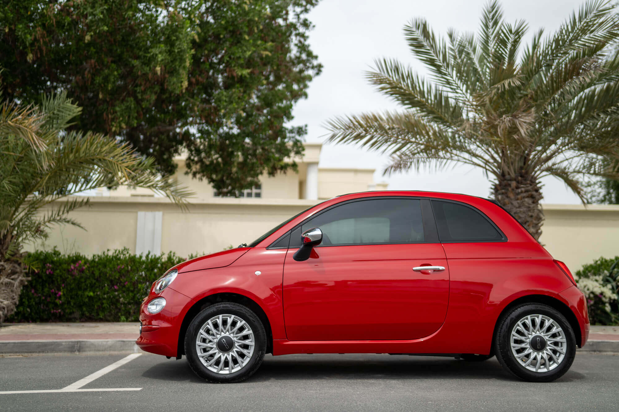 Fiat 500 Cabrio Red