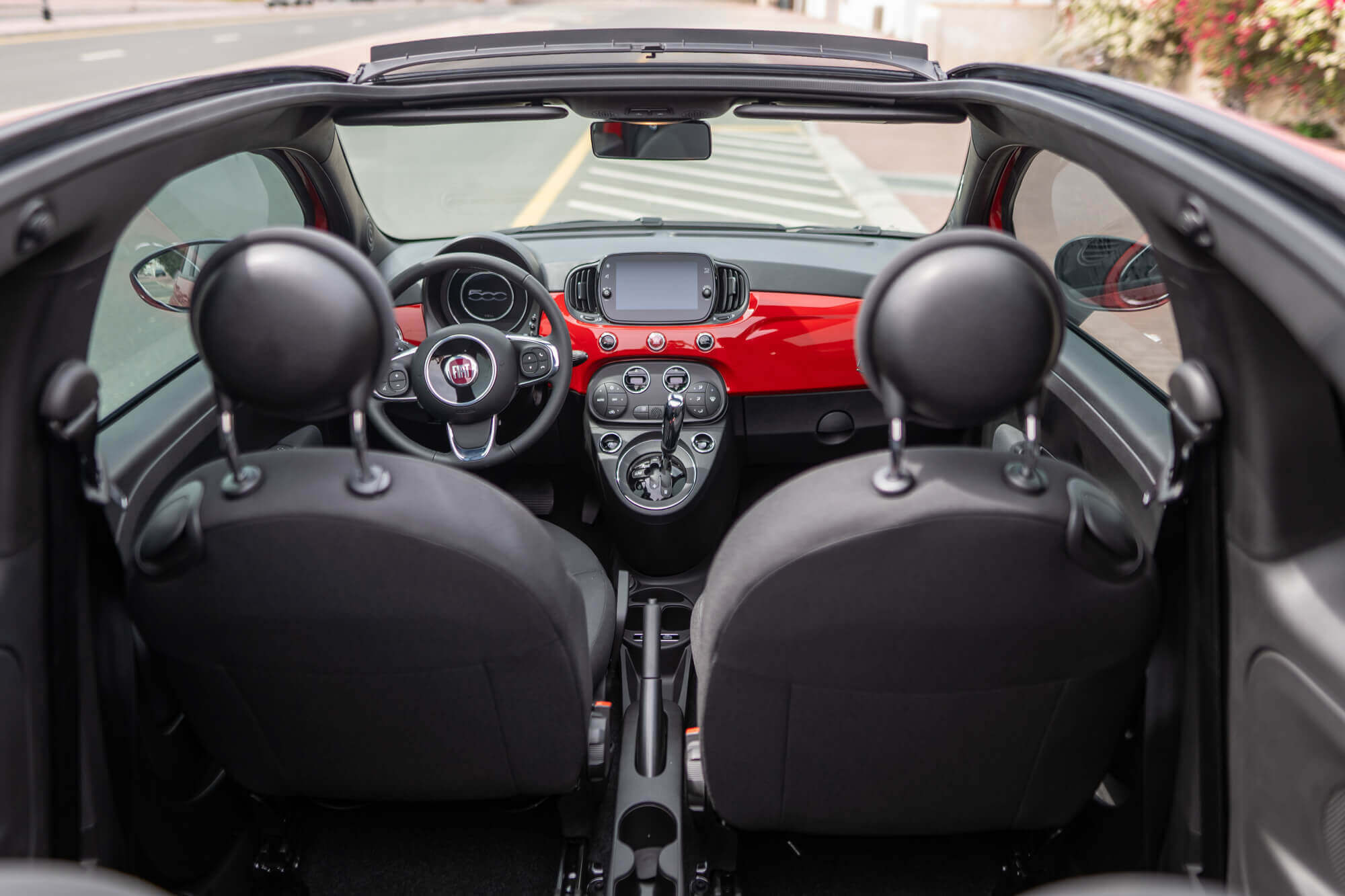 Fiat 500 Cabrio Red