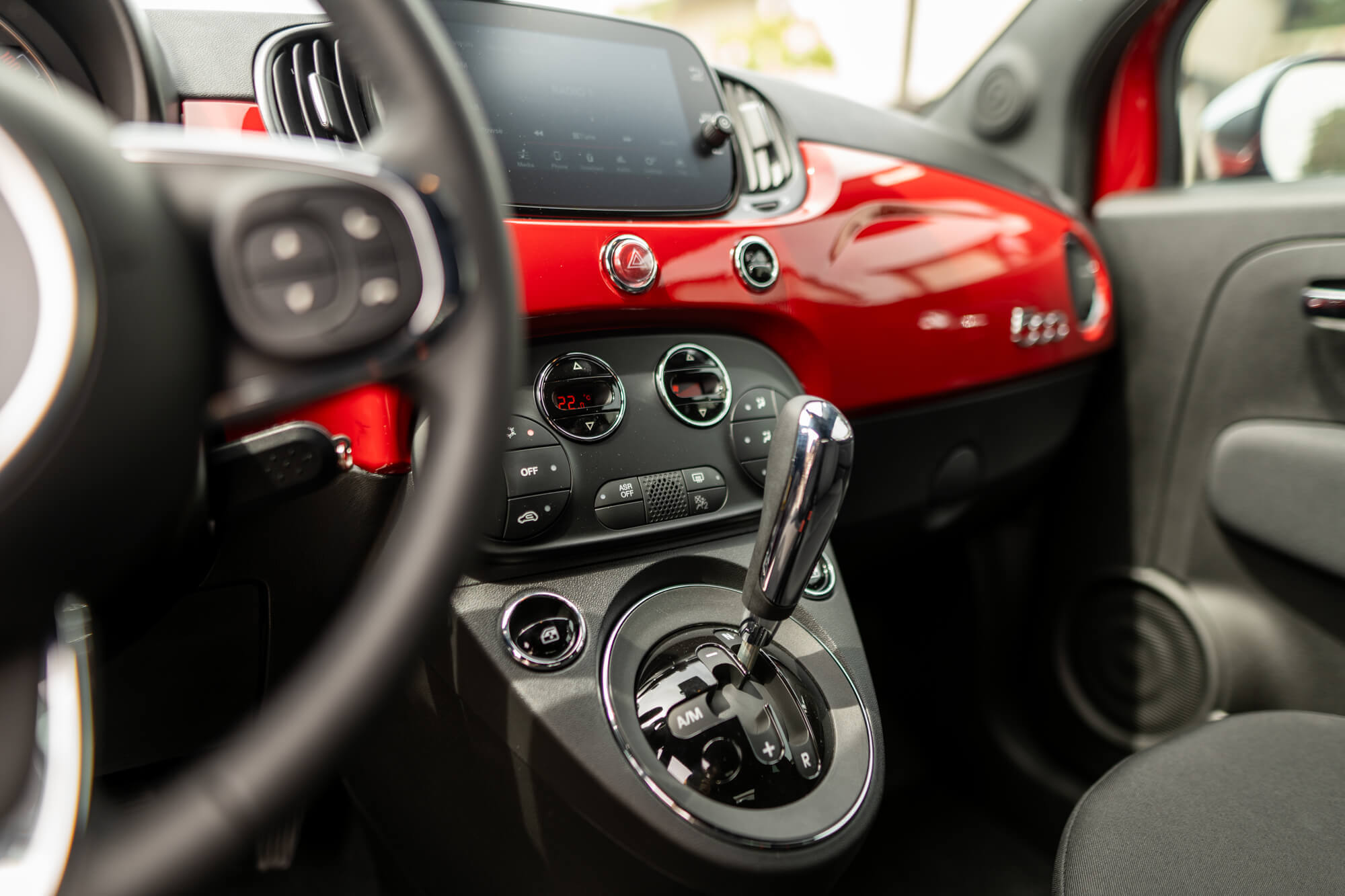 Fiat 500 Cabrio Red