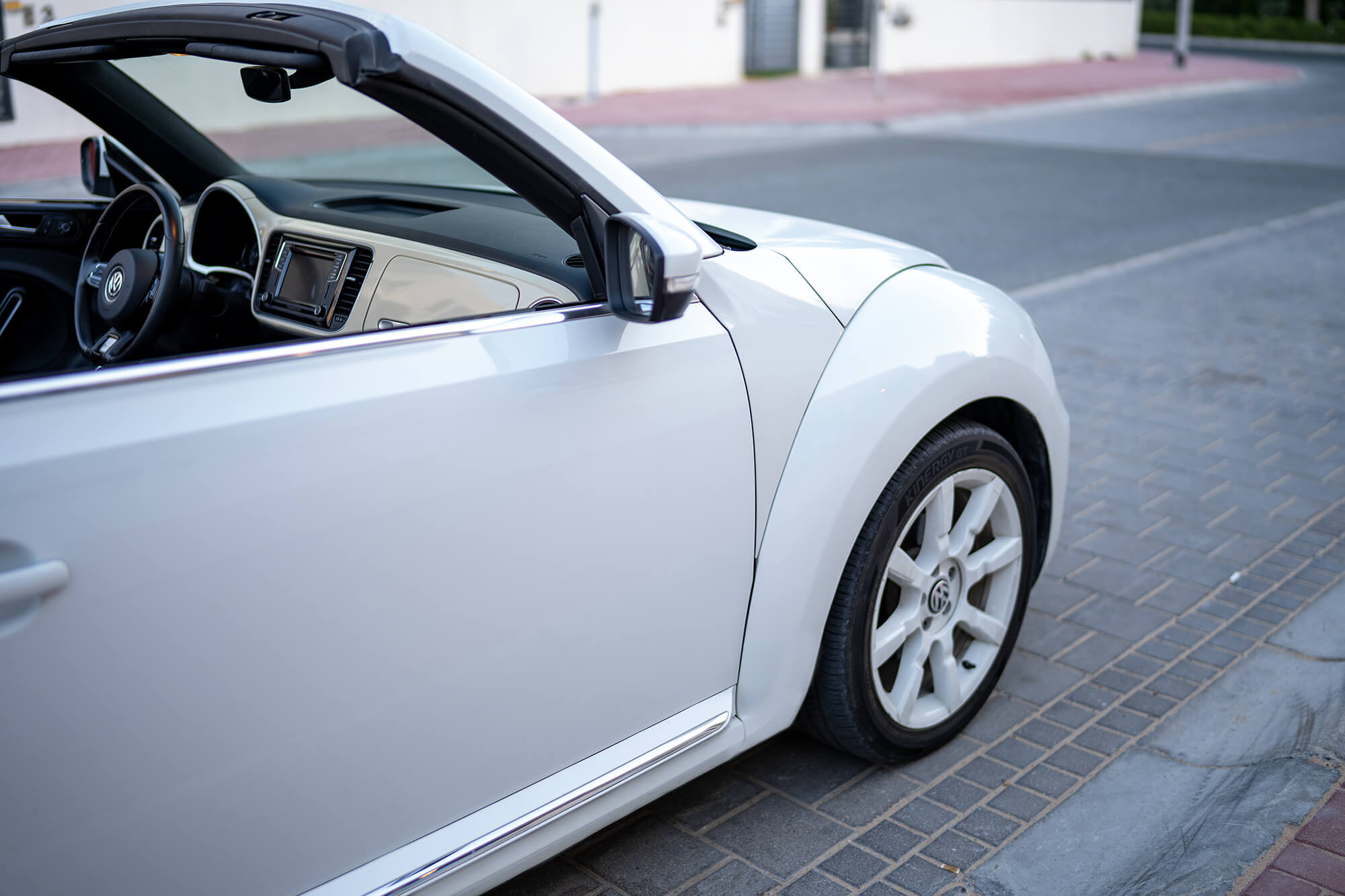 Volkswagen Beetle Convertible White